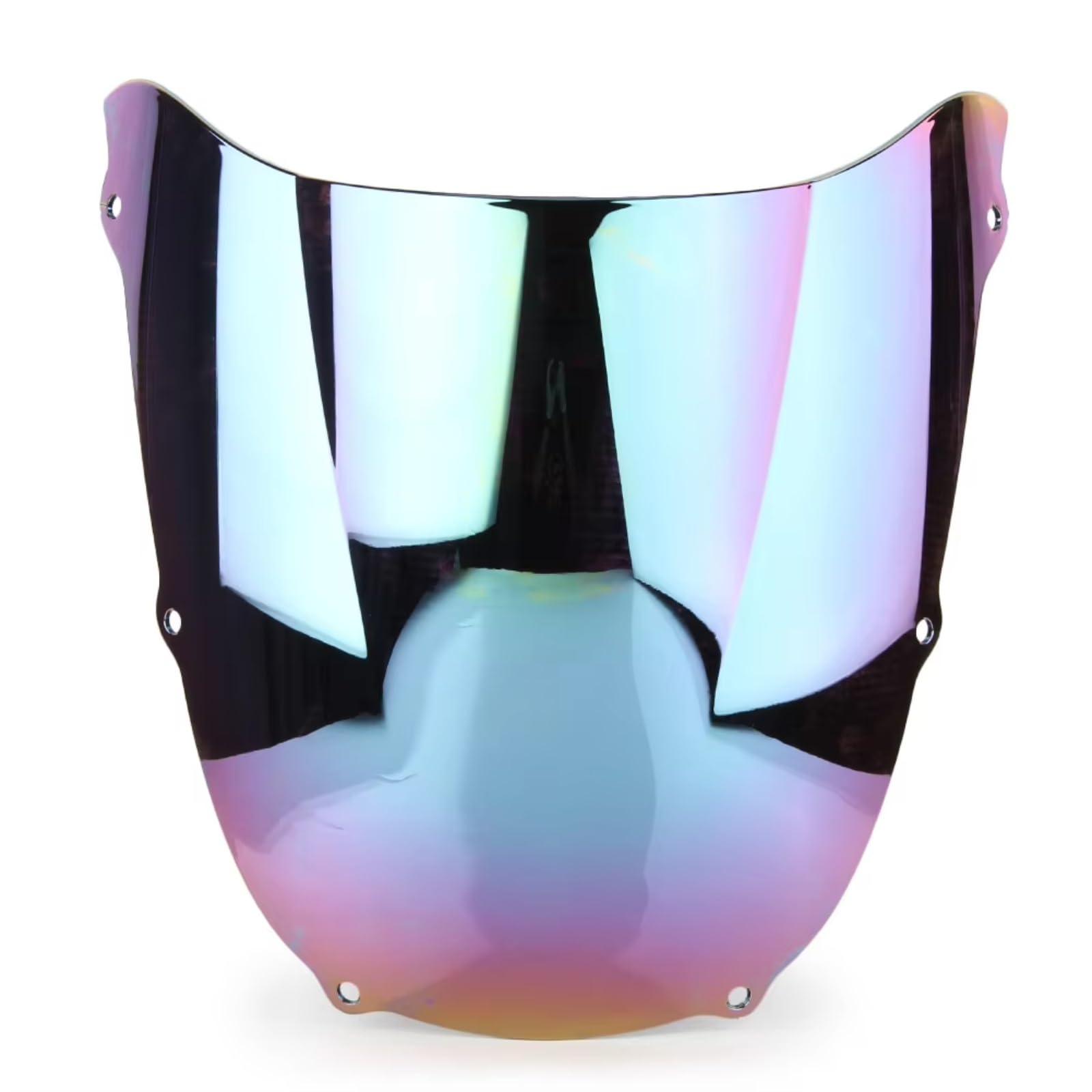 sanehou Windschild Motorrad Für Ninja Für ZX-6R 1998 1999 Motorrad Zubehör Ersatz Motorrad Windschutzscheibe Windschutzscheibe Double Bubble Motorrad Windschutzscheibe Spoiler(Deep-Iridium) von sanehou