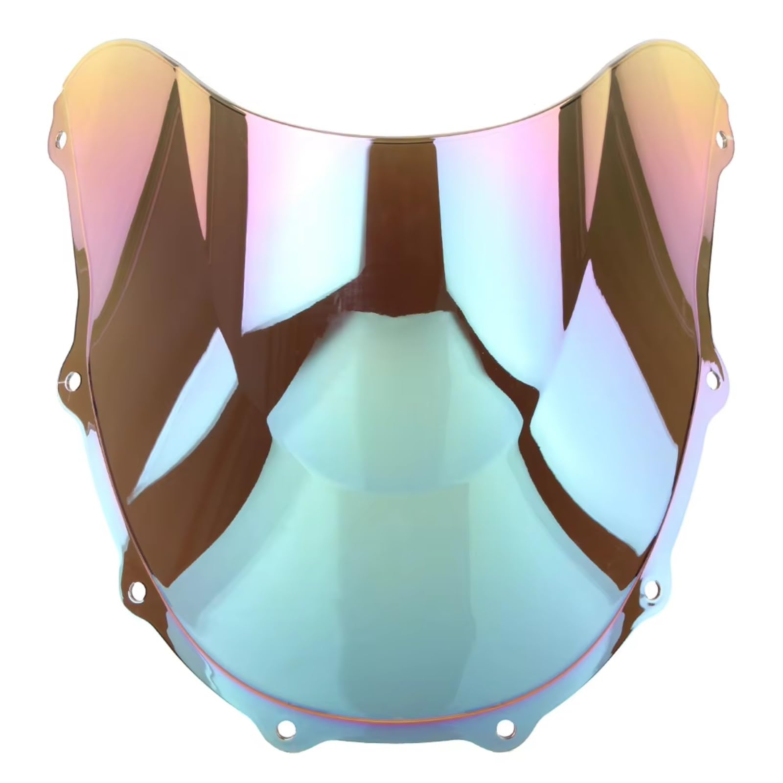 sanehou Windschild Motorrad Für Ninja Für ZX7R 1996 1997 1998 1999 2000 2001 2002 2003 ABS Kunststoff Motorrad Windschutz Windschutz Motorrad Clip Auf Windschutzscheibe(Iridium) von sanehou
