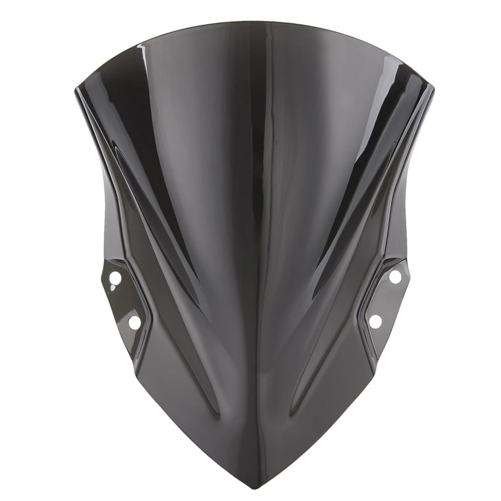 sanehou Windschild Motorrad Für Ninja400 Für Ex400 Für Ninja250 2018-2023 Motorrad Double Bubble Windschutzscheibe Windschutz Motorrad Windschutzscheibe Spoiler(Smoke) von sanehou