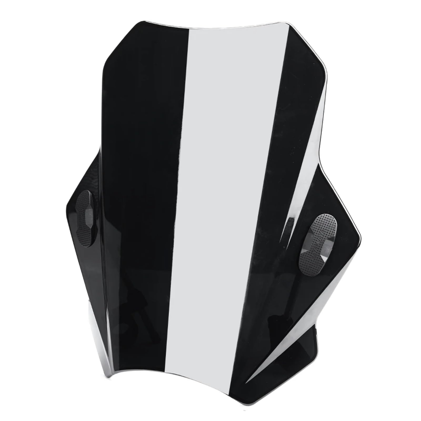 sanehou Windschild Motorrad Für R1200RS Für R1200RT Für S1000R Motorrad Windschutzscheibe Windschutz Universal Motorrad Windschutzscheibe Spoiler(Transparent Black) von sanehou