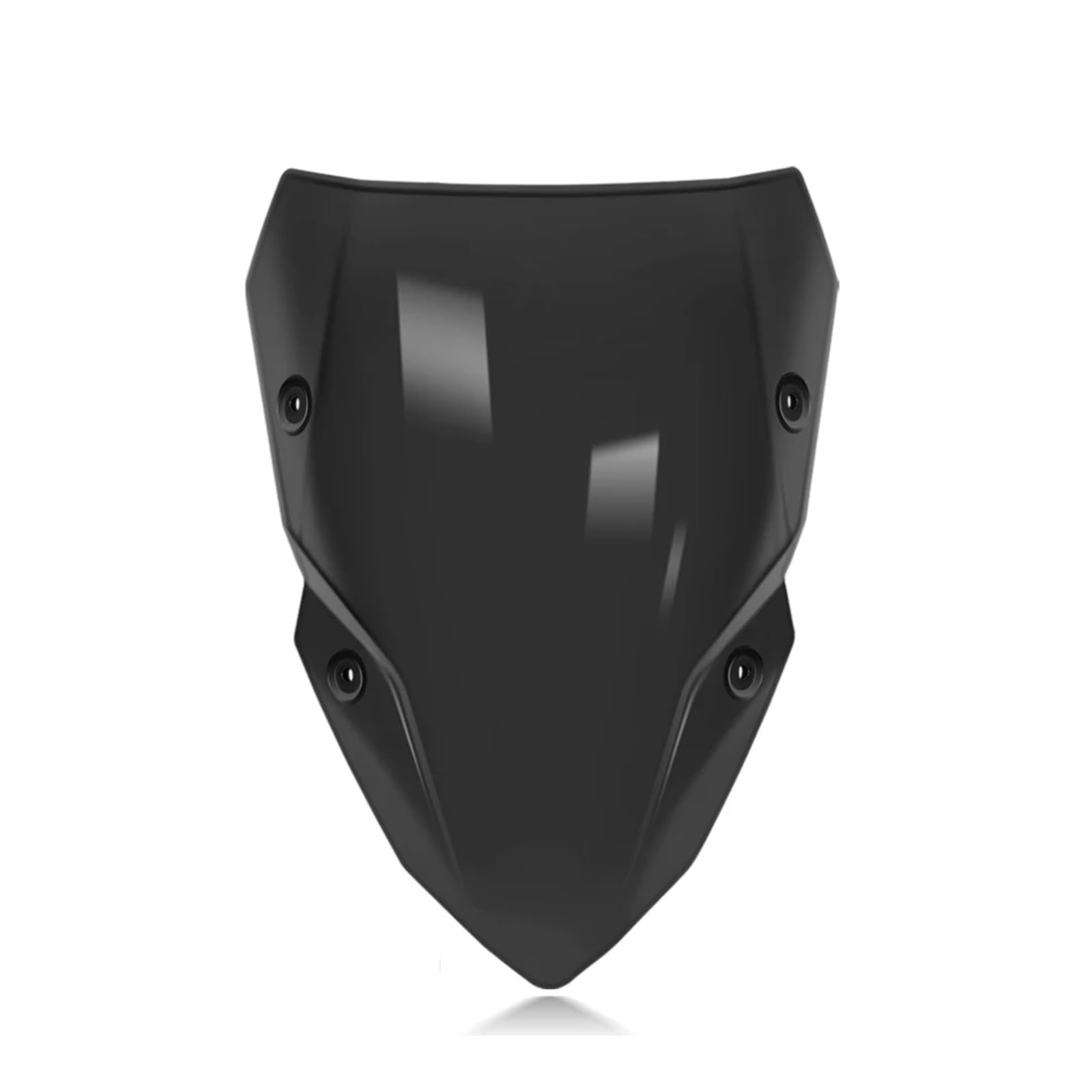 sanehou Windschild Motorrad Für Z500 SE 2024 Front Erhöhung Windschutzscheibe Double Bubble Windschutzscheibe Motorrad Verkleidung Deflektor Spoiler Motorrad Windschutzscheibe Spoiler(Black) von sanehou