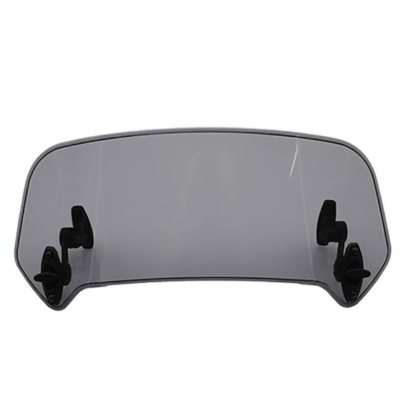 sanehou Windschild Motorrad General Parts Motorrad Verstellbar Für Aufstecken Auf Die Windschutzscheibe Verlängerung Spoiler Deflektor Motorrad Für Aufstecken Auf Die Windschutzscheibe(Smoke Color) von sanehou