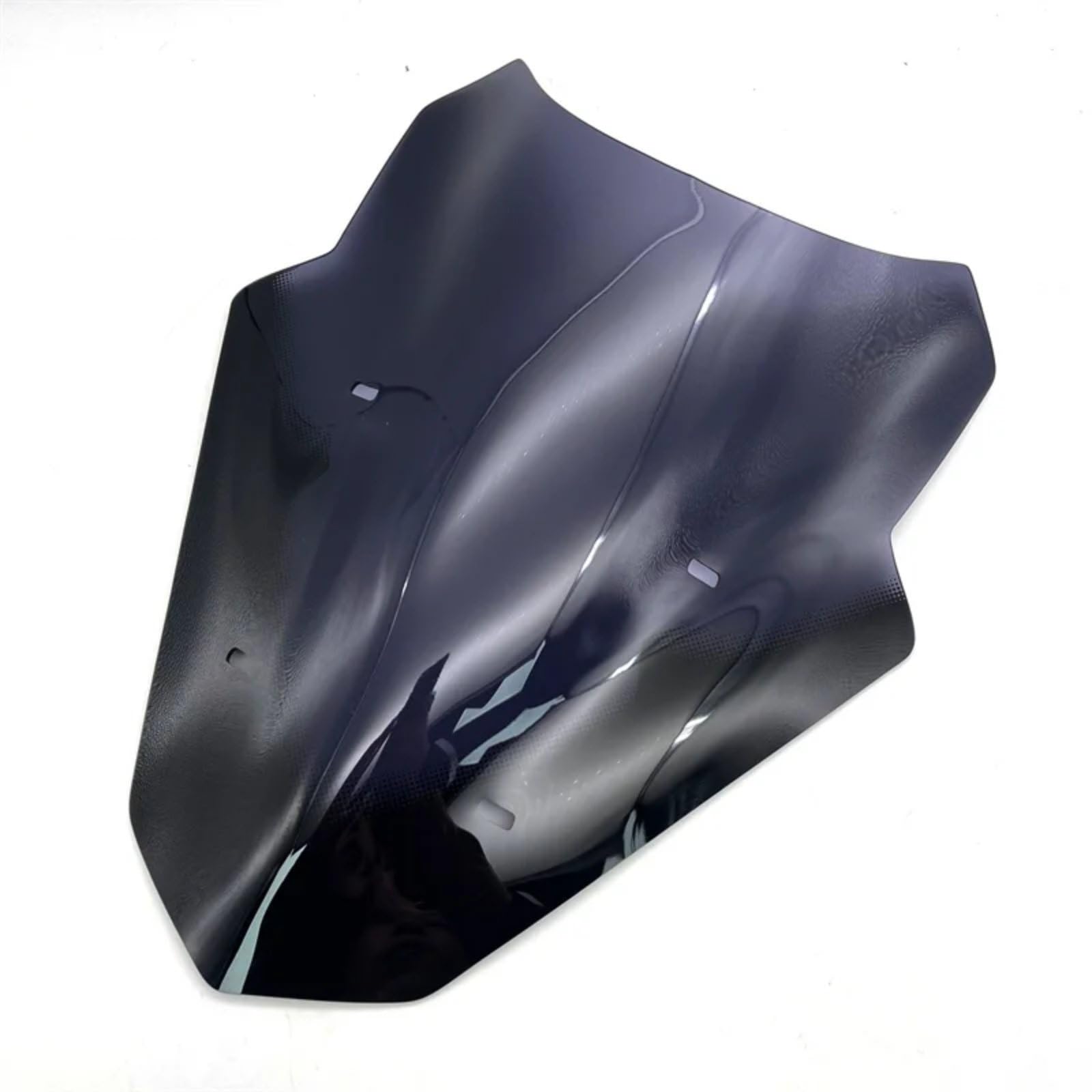 sanehou Windschild Motorrad Kompatibel Mit Yamaha Für NMAX155 Für NMAX125 2020–2024 Motorrad-Zubehör Windschutzscheibe Windschutzscheibe Aluminium Windabweiser Motorrad-Spoiler(Smoke) von sanehou