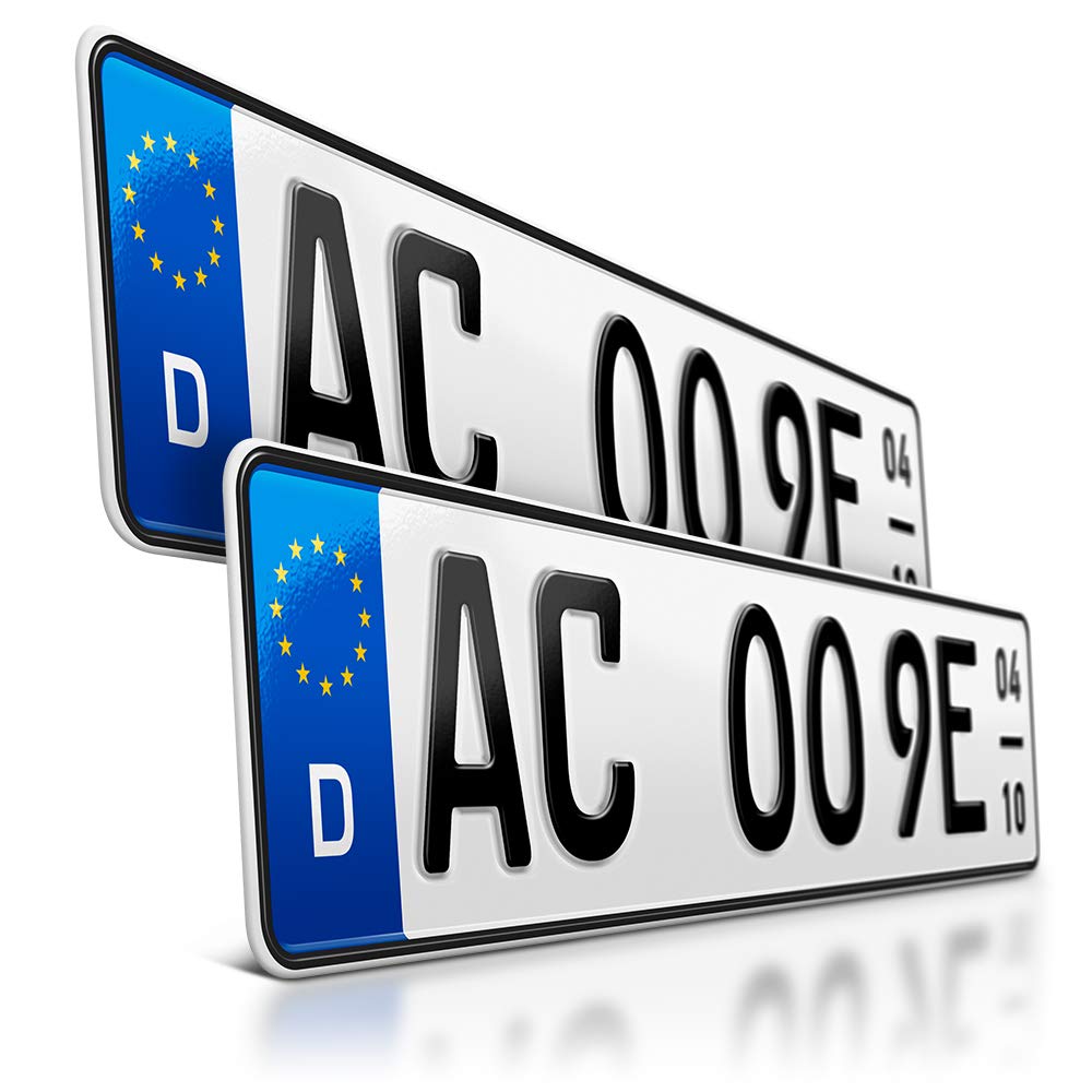 schildEVO 2 E-Kennzeichen + Saison | OFFIZIELL amtliche Nummernschilder | Elektroauto & Hybrid Auto | Autokennzeichen Elektro | DHL Versand schildEVO 2 E-Kennzeichen + Saison | OFFIZIELL amtliche Nummernschilder | Elektroauto & Hybrid Auto | Autokennzeichen Elektro | DHL Versand von schildEVO
