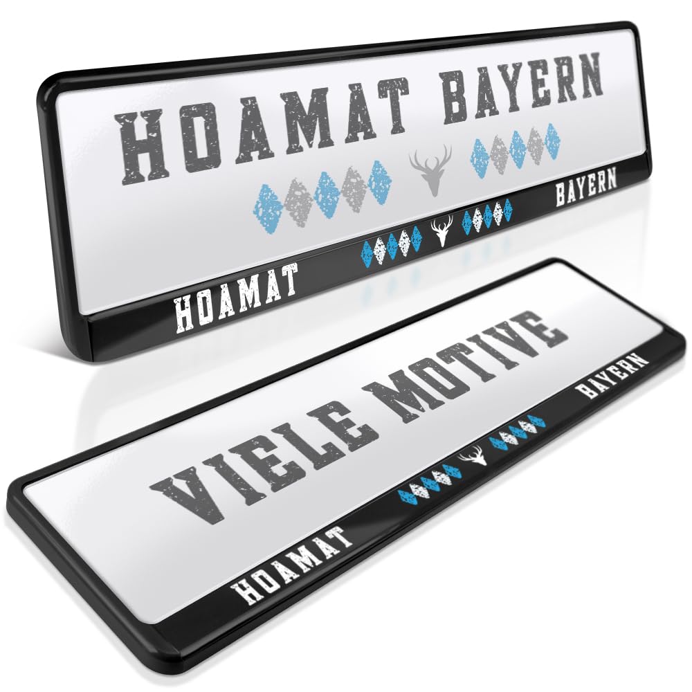 schildEVO 2 Kennzeichenhalter | FREISTAAT Bayern 04 | Hoamat | Alpen | Servus | München | Nürnberg | by | Nummernschildhalter | Kennzeichenrahmen | Auto PKW Kfz | DHL-Versand schildEVO 2 Kennzeichenhalter | FREISTAAT Bayern 04 | Hoamat | Alpen | Servus | München | Nürnberg | by | Nummernschildhalter | Kennzeichenrahmen | Auto PKW Kfz | DHL-Versand von schildEVO