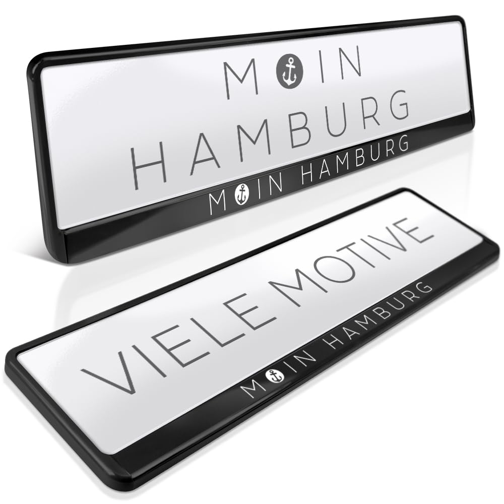 schildEVO 2 Kennzeichenhalter | Hamburg 05 | Moin Hansestadt | Alster | St. Pauli Reeperbahn | HH | Nummernschildhalter | Kennzeichenrahmen | Auto PKW Kfz | DHL-Versand schildEVO 2 Kennzeichenhalter | Hamburg 05 | Moin Hansestadt | Alster | St. Pauli Reeperbahn | HH | Nummernschildhalter | Kennzeichenrahmen | Auto PKW Kfz | DHL-Versand von schildEVO