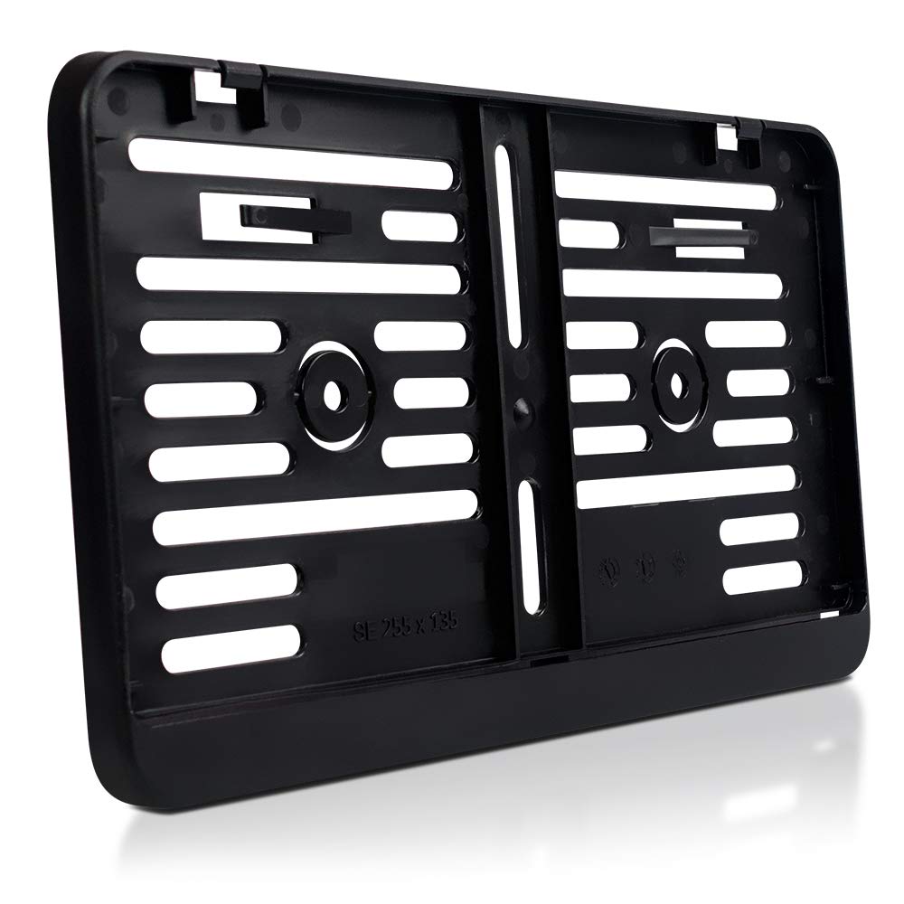 schildEVO Kennzeichenhalter Motorrad | 255 x 130 mm | SCHWARZ | Roller Nummernschildhalter zweizeilig | Traktor Kennzeichen-Halterung | DHL-Versand schildEVO Kennzeichenhalter Motorrad | 255 x 130 mm | SCHWARZ | Roller Nummernschildhalter zweizeilig | Traktor Kennzeichen-Halterung | DHL-Versand von schildEVO