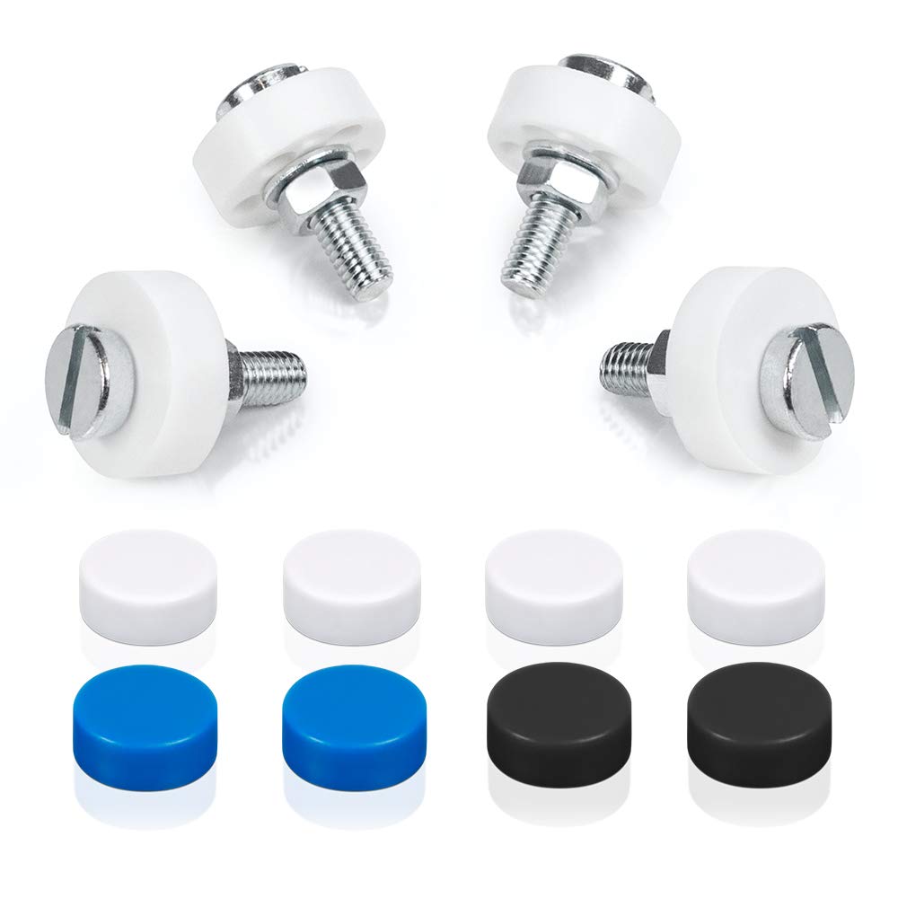 schildEVO Kennzeichenschrauben | M5 x 20 | Komplett-Set | 4 Schrauben + Muttern + Abdeckkappen | für Kfz & Motorrad Kennzeichen | Kennzeichenhalter schildEVO Kennzeichenschrauben | M5 x 20 | Komplett-Set | 4 Schrauben + Muttern + Abdeckkappen | für Kfz & Motorrad Kennzeichen | Kennzeichenhalter von schildEVO