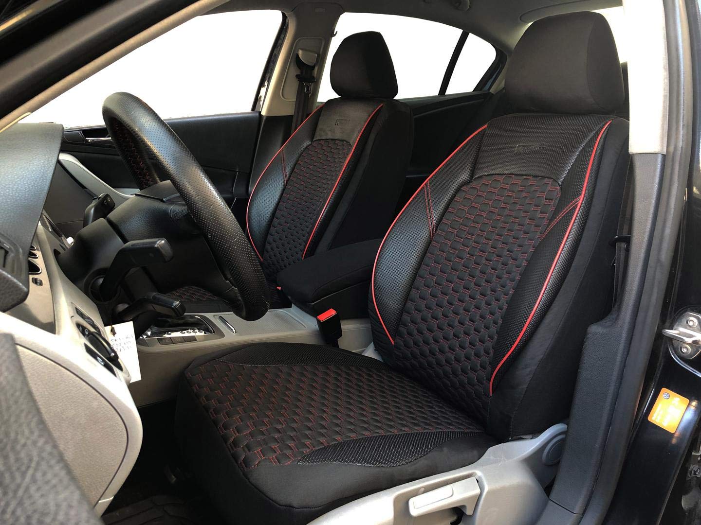Sitzbezüge k-maniac kompatibel mit FIAT Doblo Kombi 263 Universal schwarz-rot Autositzbezüge Set Vordersitze Autozubehör Innenraum V1607341 Sitzschoner Sitzbezüge k-maniac kompatibel mit FIAT Doblo Kombi 263 Universal schwarz-rot Autositzbezüge Set Vordersitze Autozubehör Innenraum V1607341 Sitzschoner von seatcovers by k-maniac