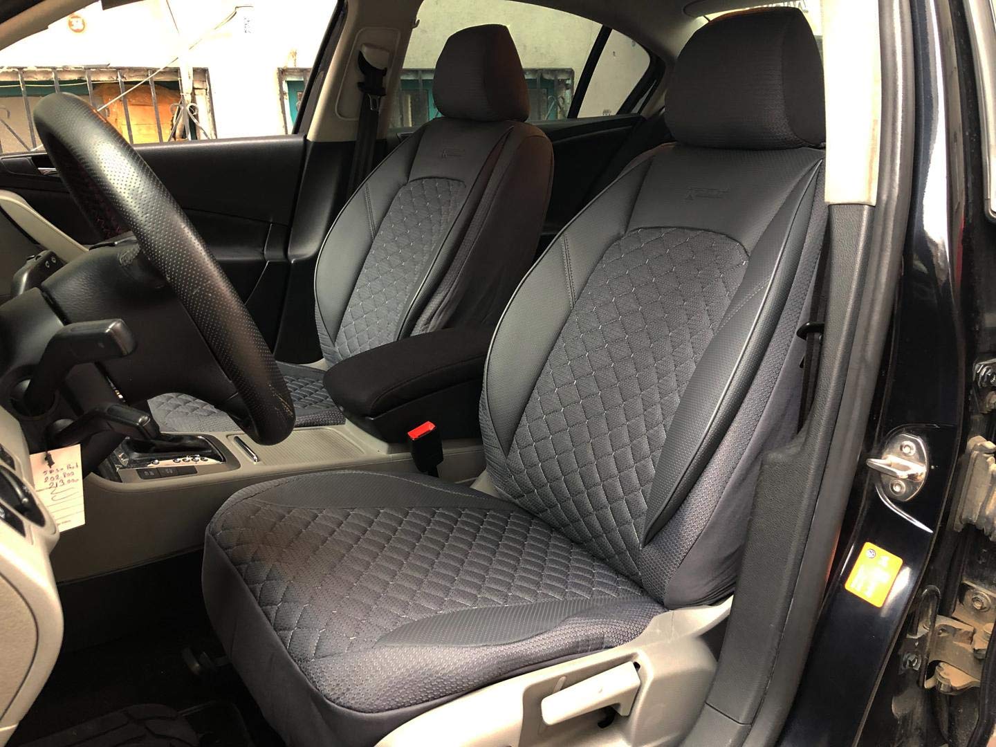 Sitzbezüge k-maniac kompatibel mit Opel Meriva B | Universal grau | Autositzbezüge Set Vordersitze | Autozubehör Innenraum | Auto Zubehör Kunstleder | V1406340 | Sitzschoner Sitzbezüge k-maniac kompatibel mit Opel Meriva B | Universal grau | Autositzbezüge Set Vordersitze | Autozubehör Innenraum | Auto Zubehör Kunstleder | V1406340 | Sitzschoner von seatcovers by k-maniac