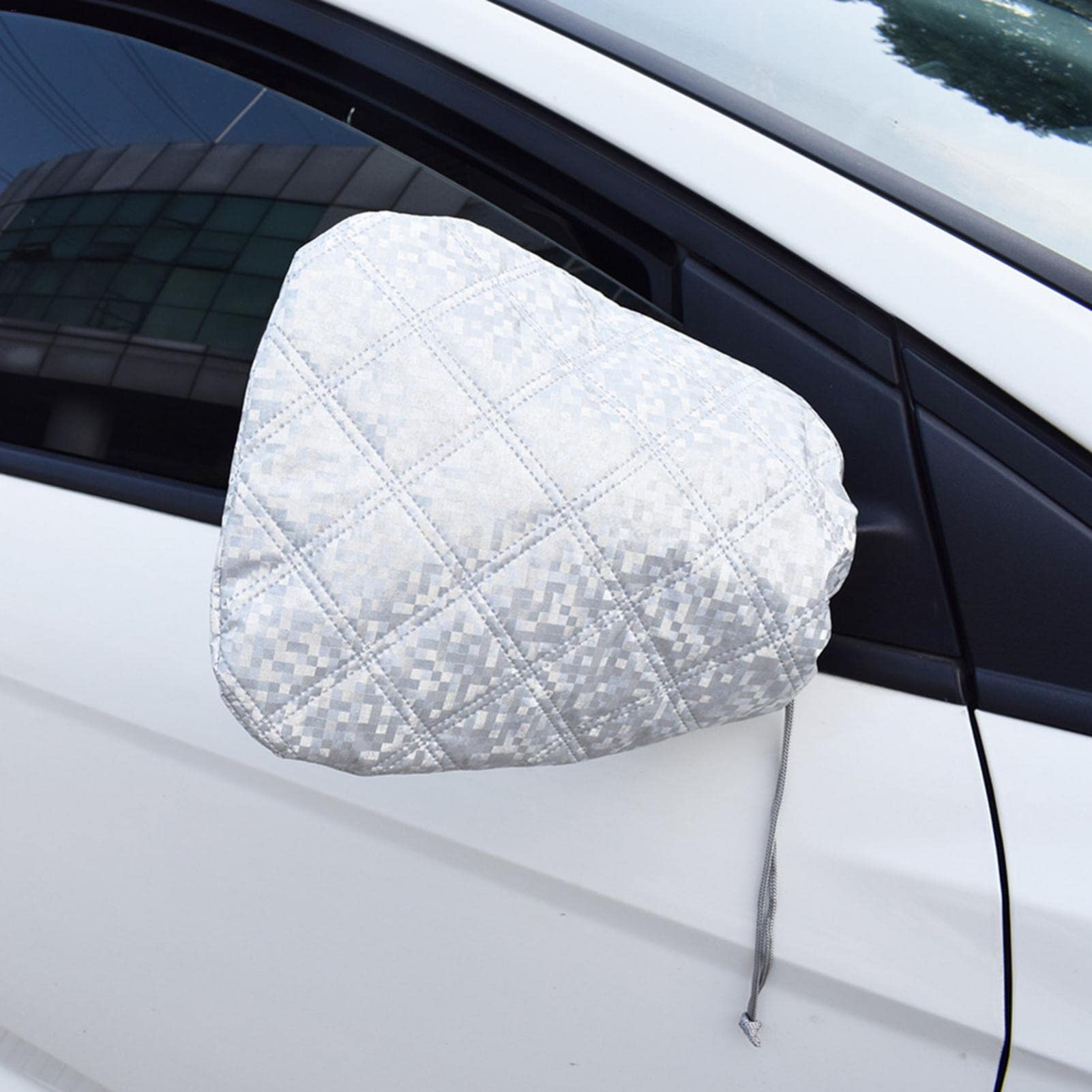 sfadf Seitenspiegel Schneedecke, Winter Auto Schutzhülle, Frostschutz-Spiegel-Abdeckung Für Rückspiegel, Dicke Aluminiumfolie Gesteppt, 2 STÜCKE, Strapazierfähiges Wasserabweisend sfadf Seitenspiegel Schneedecke, Winter Auto Schutzhülle, Frostschutz-Spiegel-Abdeckung Für Rückspiegel, Dicke Aluminiumfolie Gesteppt, 2 STÜCKE, Strapazierfähiges Wasserabweisend von sfadf