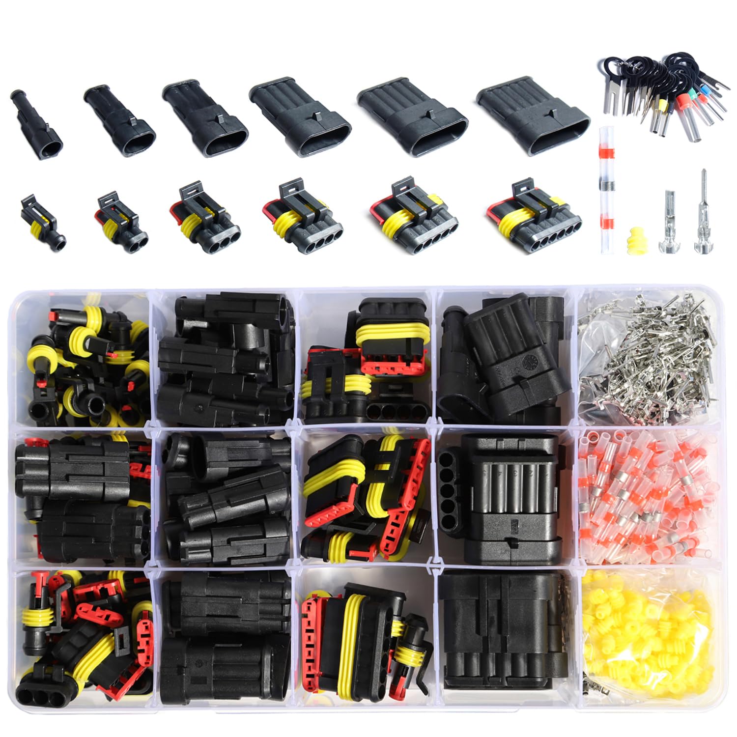 Shengbowi Auto Terminals Stecker Männlich Weiblich 16-20AWG Wasserdichte Kfz-Steckverbinder Trennen Verdrahtung 1/2/3/4/5/6Pin Elektrische Draht Kit Wasser Beweis Serie Weg Marine LKW Boot Motorrad Shengbowi Auto Terminals Stecker Männlich Weiblich 16-20AWG Wasserdichte Kfz-Steckverbinder Trennen Verdrahtung 1/2/3/4/5/6Pin Elektrische Draht Kit Wasser Beweis Serie Weg Marine LKW Boot Motorrad von shengbowi