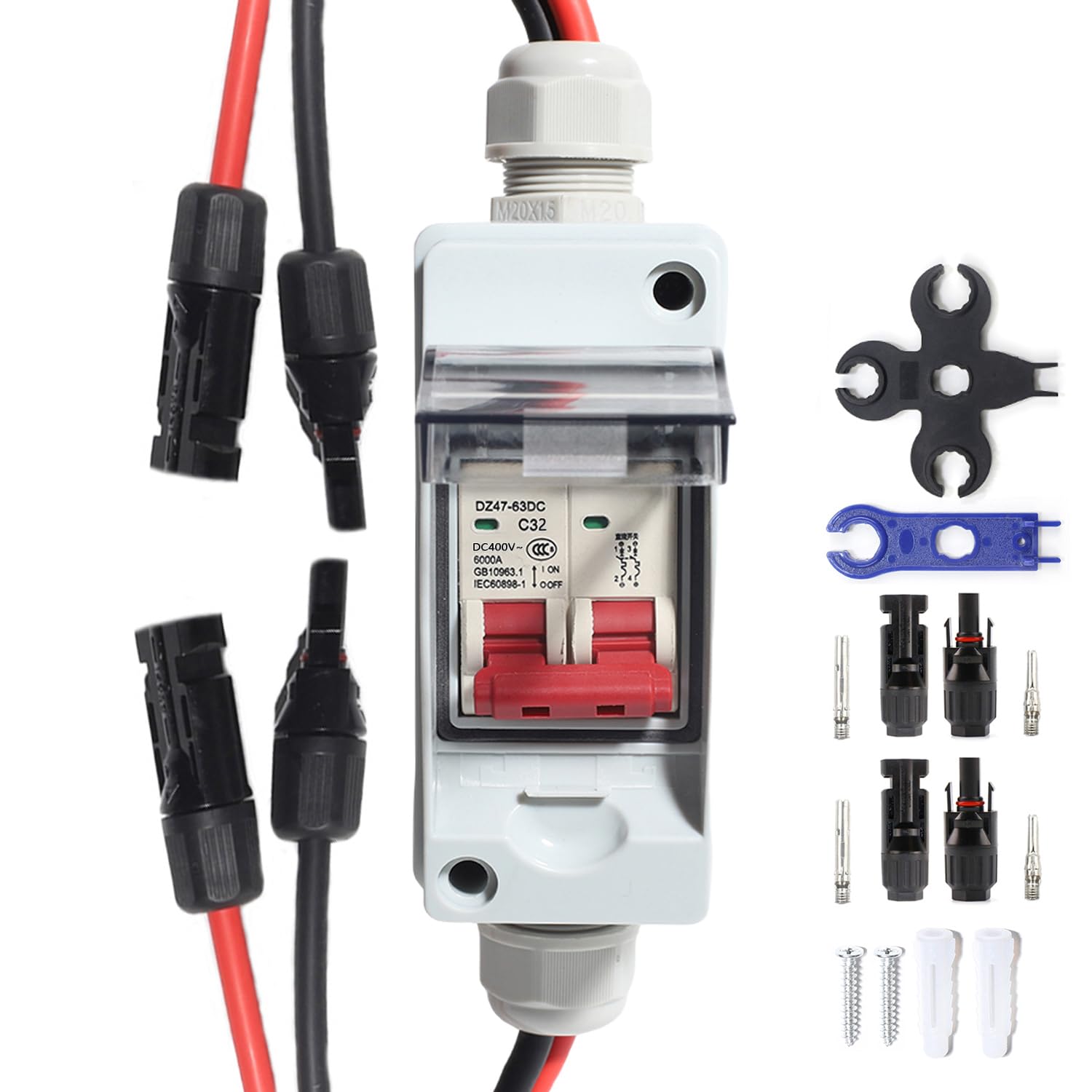 shengbowi 1 String PV Combiner Box Solar Isolator Schalter 1 in 1 Out 1 String PV DC Trennschalter IP66 Outdoor Wasserdicht Solar Photovoltaik Combiner Box für Solar Panel Anlage 400V 30A shengbowi 1 String PV Combiner Box Solar Isolator Schalter 1 in 1 Out 1 String PV DC Trennschalter IP66 Outdoor Wasserdicht Solar Photovoltaik Combiner Box für Solar Panel Anlage 400V 30A von shengbowi