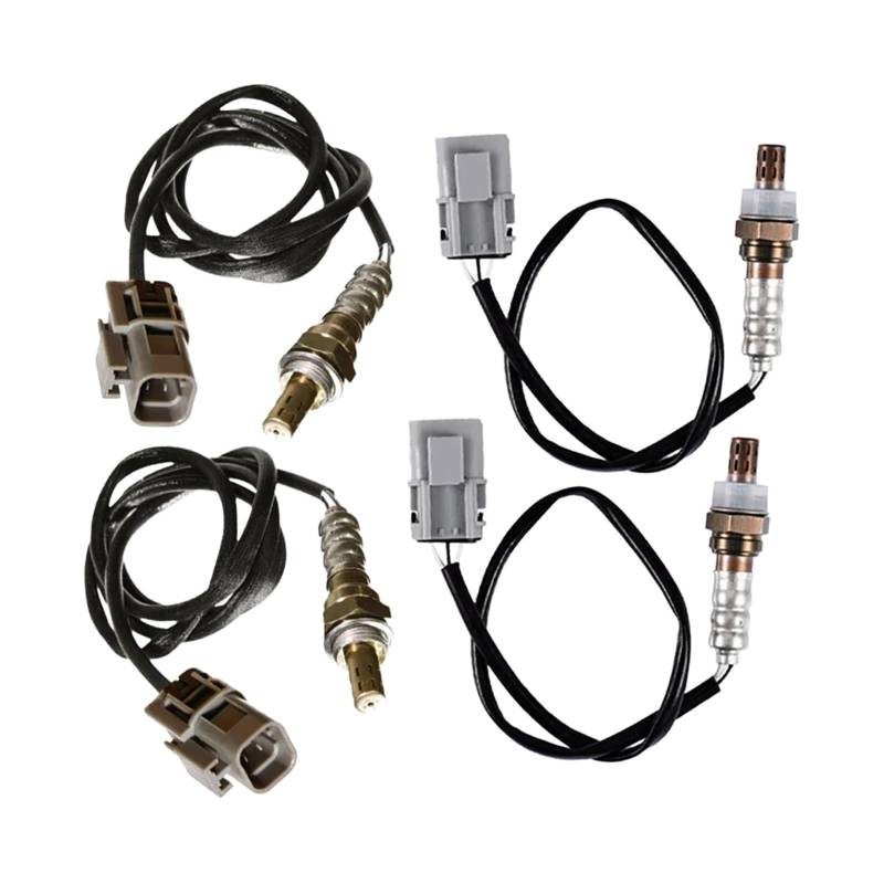 Sauerstoffsensor für Kraftfahrzeuge 234-4703 234-3089 234-4704 4 Stück Upstream & Downstream Sauerstoffsensor/Passend for Nissan Frontier Xterra 3.3L V6 Kompressor Sauerstoffsensor von shunvcw