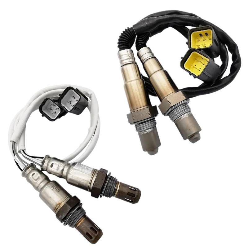 Sauerstoffsensor für Kraftfahrzeuge 4 Stück Upstream Downstream Luft-Kraftstoff-Verhältnis-O2-Sauerstoffsensor/Passend for Infiniti 2011-2013 QX56 5.6L 2014 QX80 5.6L 234-5095 234-4381 Sauerstoffsen von shunvcw