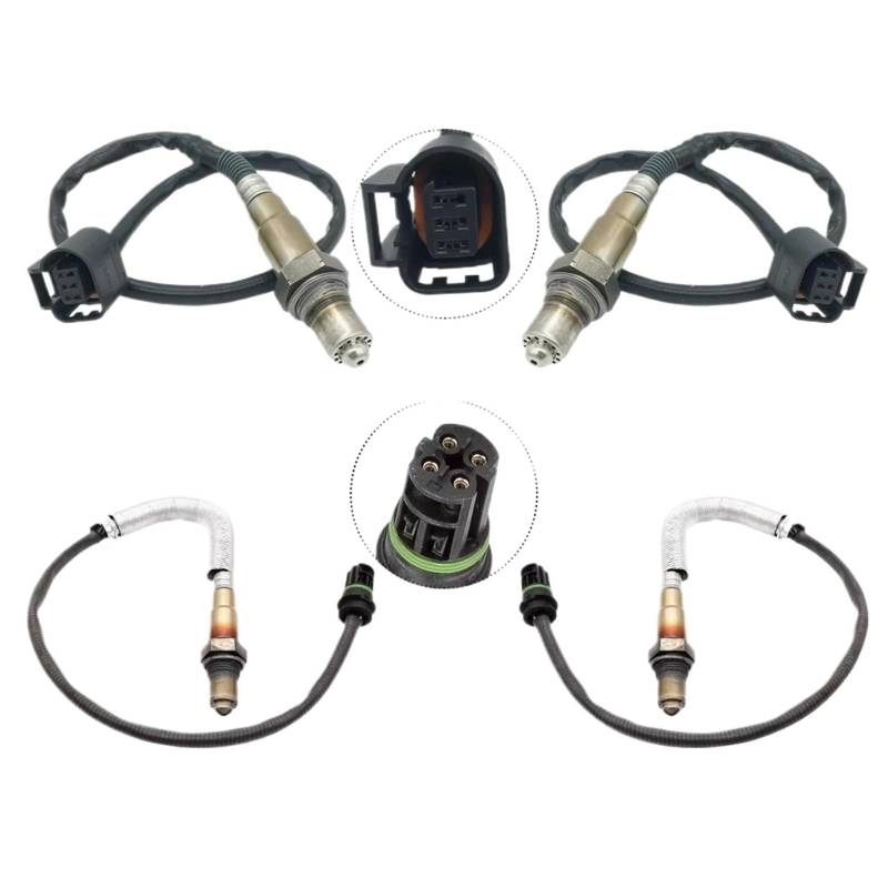 Sauerstoffsensor für Kraftfahrzeuge Up+Downstream Sauerstoffsensor/Passend for BMW 550i GT 650i 750i 750Li Alpina B6 B7 X5 X6 4.4L 11787576673 11787545074 234-5026 234-4876 Sauerstoffsensor von shunvcw