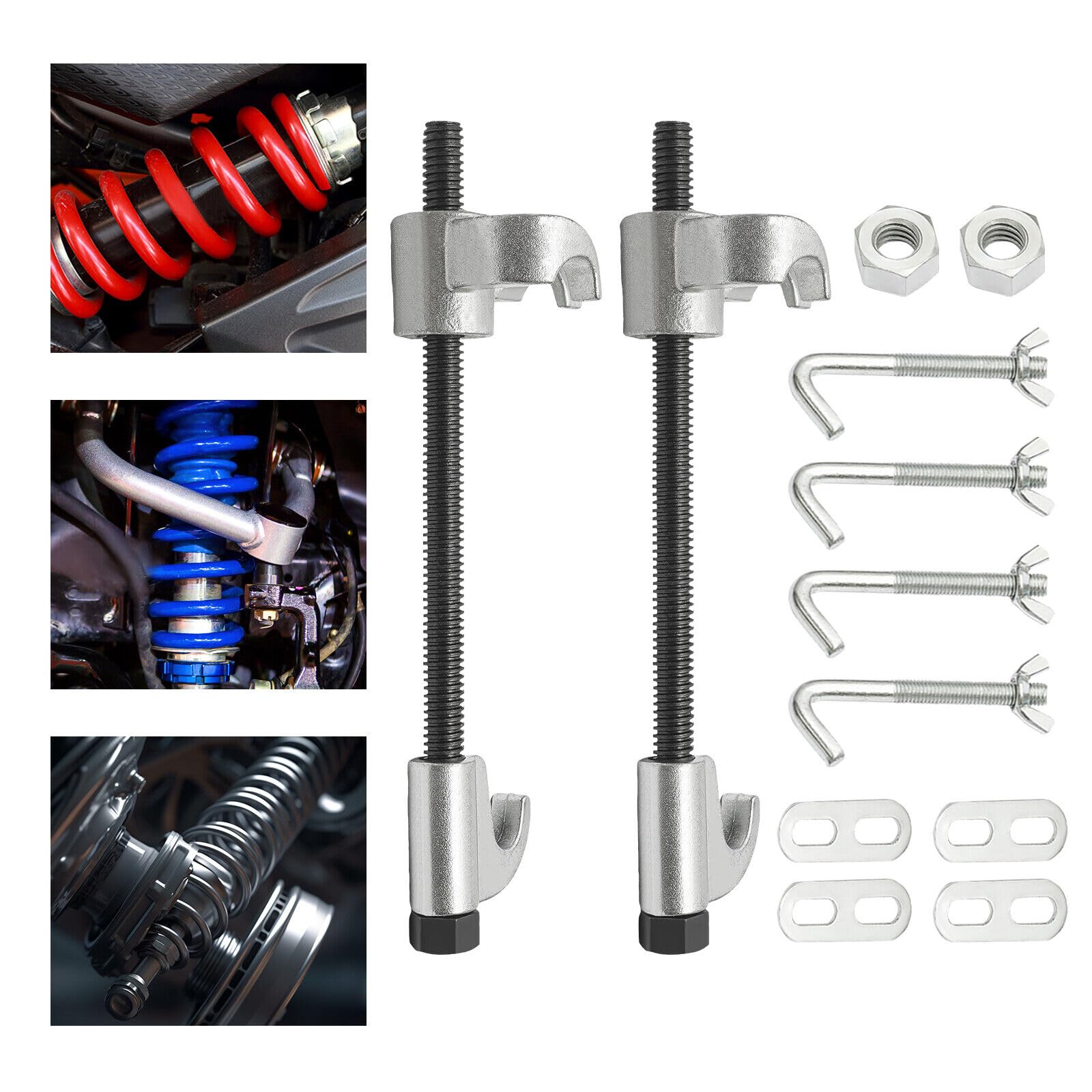 simimasen Federspanner Auto Set Tuning Tieferlegung Montagespanner 300mm Fahrwerksfeder Spanner Feders Set 2 TLG PKW Werkzeug für Tieferlegungs Federn Fahrwerk simimasen Federspanner Auto Set Tuning Tieferlegung Montagespanner 300mm Fahrwerksfeder Spanner Feders Set 2 TLG PKW Werkzeug für Tieferlegungs Federn Fahrwerk von simimasen