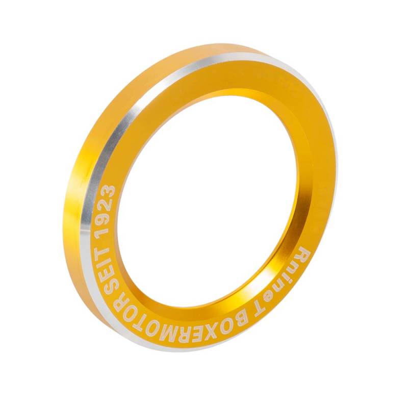 Motorrad Zündschloss Abdeckung CNC Aluminium Anlasser Schloss Zierring Umgeben für R Nine T R9T 2014-2019 (Gold) von sinkees