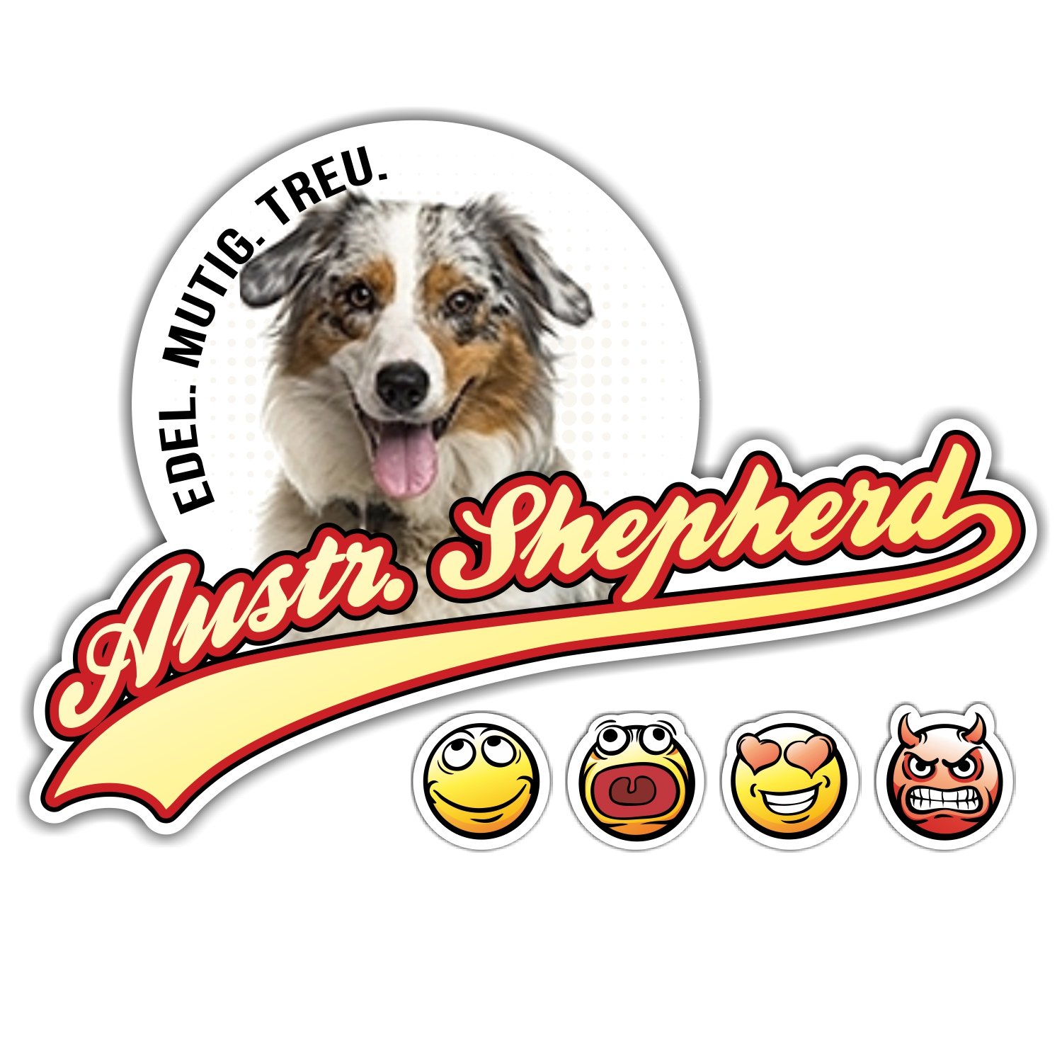 siviwonder Auto Aufkleber Australian Shepherd No.1 Blue Merle - Old School Hundeaufkleber 12cm siviwonder Auto Aufkleber Australian Shepherd No.1 Blue Merle - Old School Hundeaufkleber 12cm von siviwonder