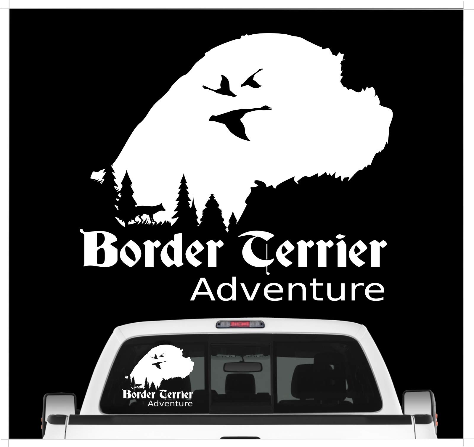 siviwonder Auto Aufkleber Border Terrier Autoaufkleber Hundemotiv Hundeaufkleber autoaufkleber Hund Folie Jagdaufkleber Jagdweiß siviwonder Auto Aufkleber Border Terrier Autoaufkleber Hundemotiv Hundeaufkleber autoaufkleber Hund Folie Jagdaufkleber Jagdweiß von siviwonder