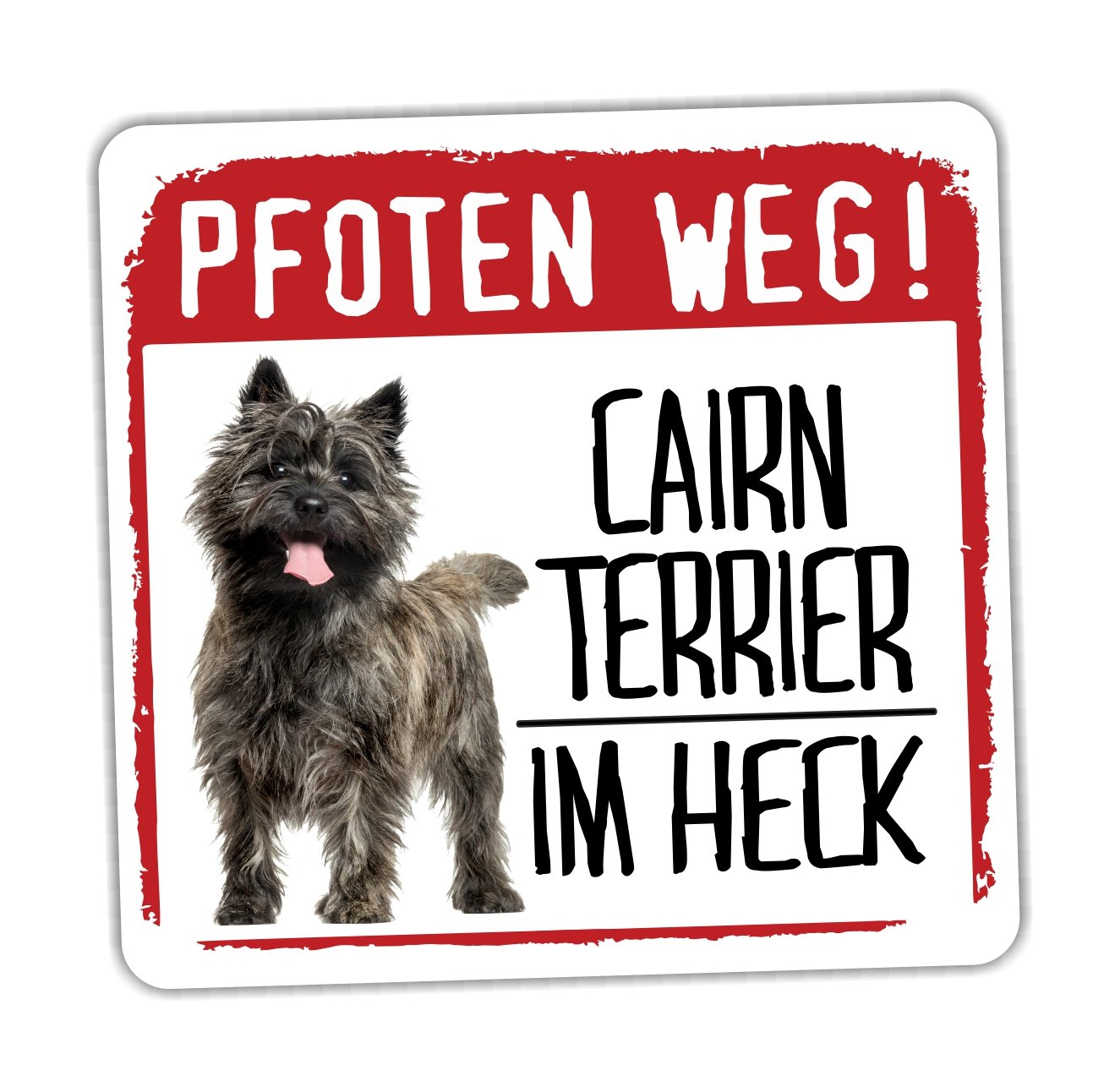 siviwonder Auto Aufkleber Cairn Terrier 2 - Pfoten Weg Hundeaufkleber REFLEKTIEREND Reflective siviwonder Auto Aufkleber Cairn Terrier 2 - Pfoten Weg Hundeaufkleber REFLEKTIEREND Reflective von siviwonder