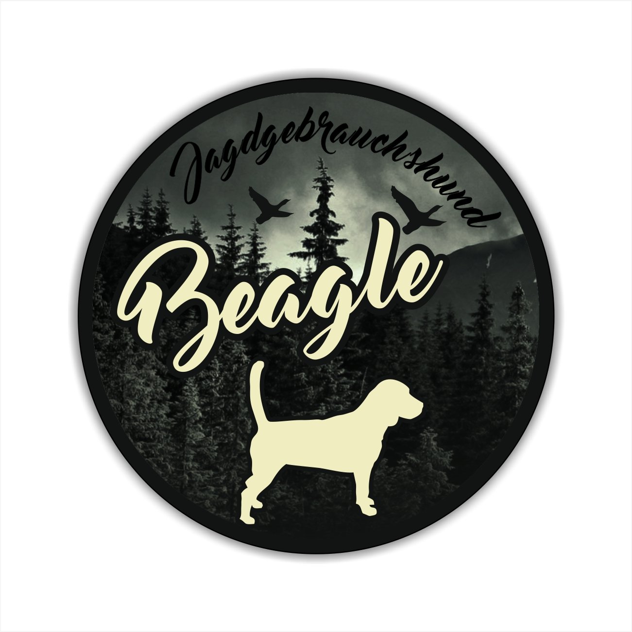siviwonder Auto Aufkleber JAGDHUND DIGI Beagle Hundeaufkleber Jagd siviwonder Auto Aufkleber JAGDHUND DIGI Beagle Hundeaufkleber Jagd von siviwonder