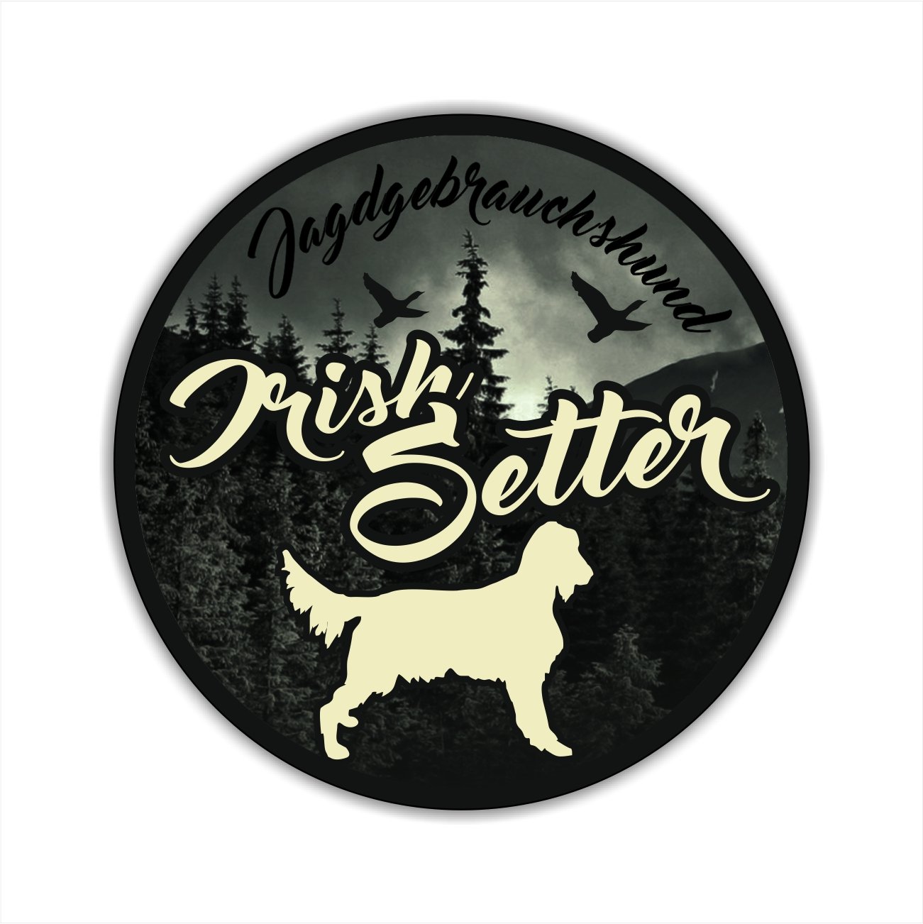 siviwonder Auto Aufkleber JAGDHUND DIGI Irish Setter Hundeaufkleber Jagd siviwonder Auto Aufkleber JAGDHUND DIGI Irish Setter Hundeaufkleber Jagd von siviwonder