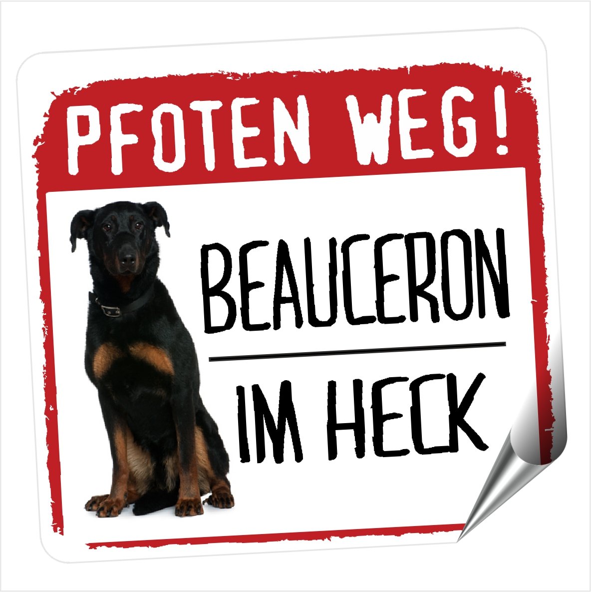 siviwonder Beauceron Pfoten Weg Kleiner Auto Aufkleber Hundeaufkleber REFLEKTIEREND Reflective siviwonder Beauceron Pfoten Weg Kleiner Auto Aufkleber Hundeaufkleber REFLEKTIEREND Reflective von siviwonder