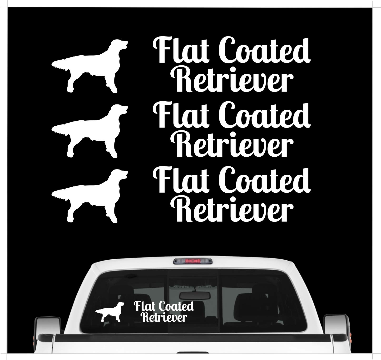 siviwonder Flat Coated Retriever Flattie - 3er Set Auto Aufkleber Autoaufkleber Hundemotiv Hundeaufkleber autoaufkleber Hund Folie Aufkleber weiß siviwonder Flat Coated Retriever Flattie - 3er Set Auto Aufkleber Autoaufkleber Hundemotiv Hundeaufkleber autoaufkleber Hund Folie Aufkleber weiß von siviwonder
