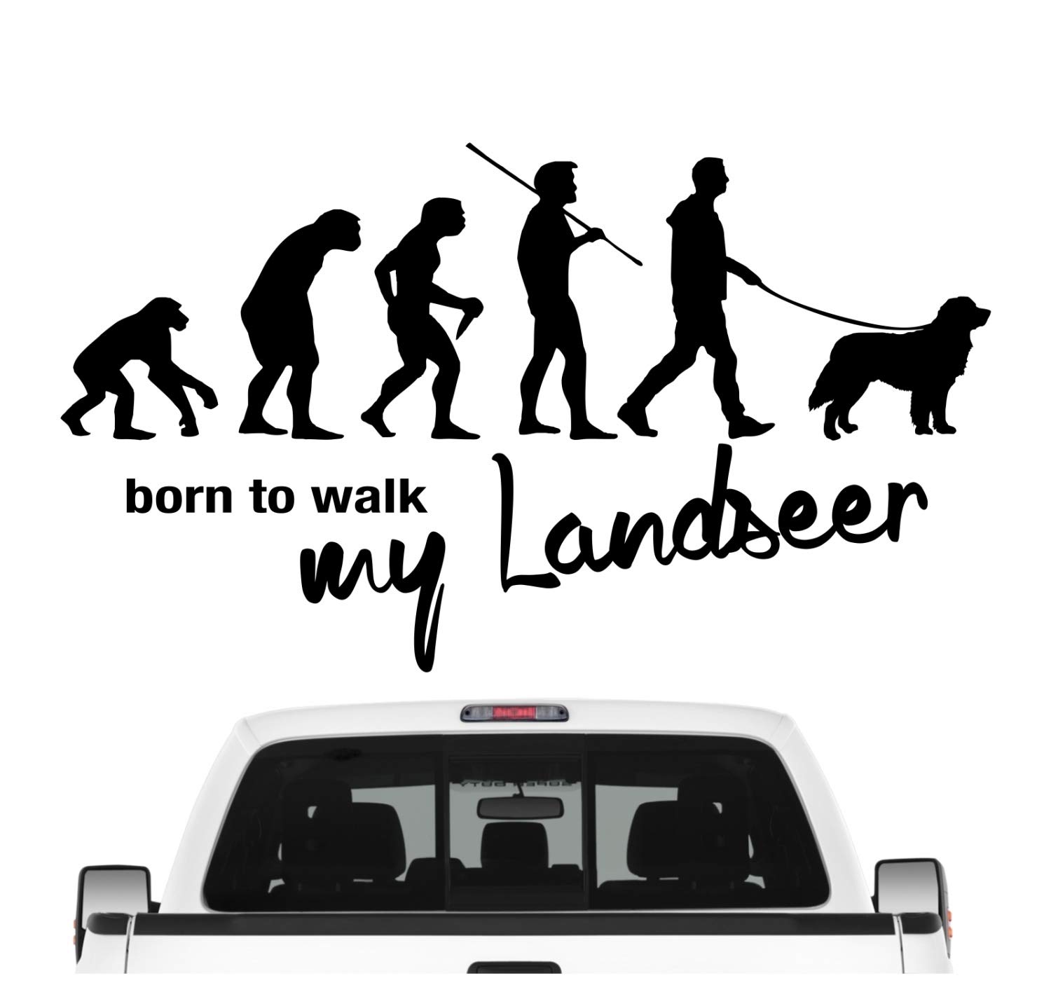 siviwonder Landseer Schweiz Wachhund Landser Evolution Auto Aufkleber Hund Folie Farbe Schwarz, Größe 20cm siviwonder Landseer Schweiz Wachhund Landser Evolution Auto Aufkleber Hund Folie Farbe Schwarz, Größe 20cm von siviwonder