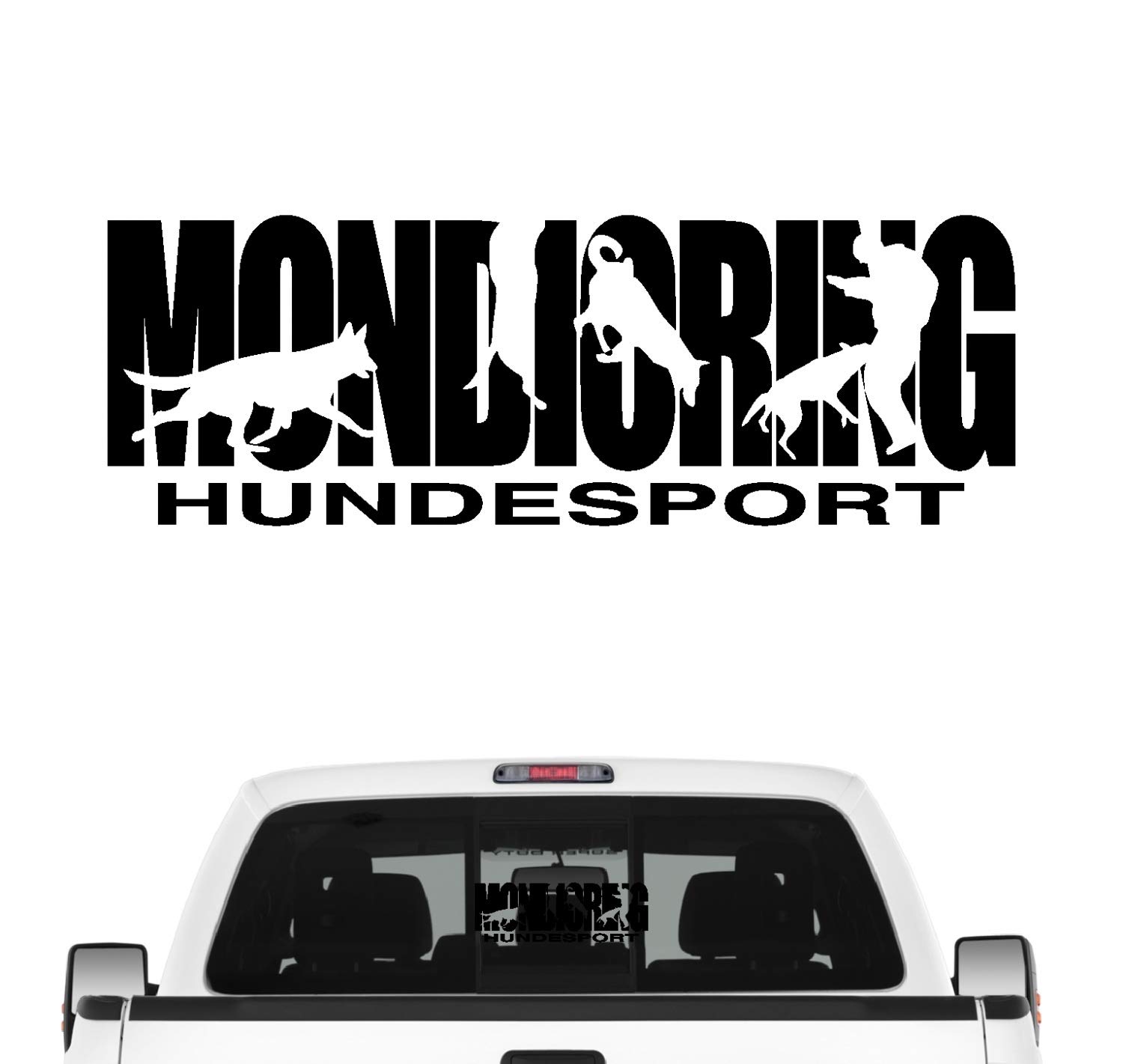 siviwonder Mondioring Hundesport Auto Aufkleber Hund Folie Schutzhundesport Farbe Schwarz, Größe 100cm siviwonder Mondioring Hundesport Auto Aufkleber Hund Folie Schutzhundesport Farbe Schwarz, Größe 100cm von siviwonder