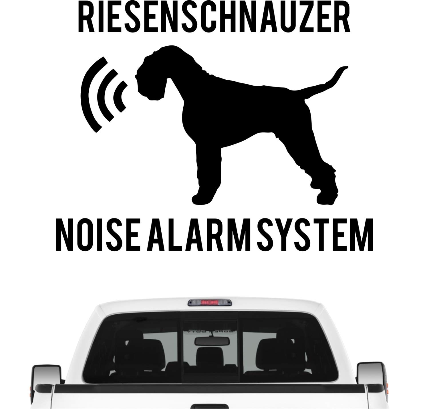 siviwonder Riesenschnauzer Noise Alarmsystem Auto Aufkleber Hund Folie Schnauzer Riesen Farbe Schwarz, Größe 20cm siviwonder Riesenschnauzer Noise Alarmsystem Auto Aufkleber Hund Folie Schnauzer Riesen Farbe Schwarz, Größe 20cm von siviwonder