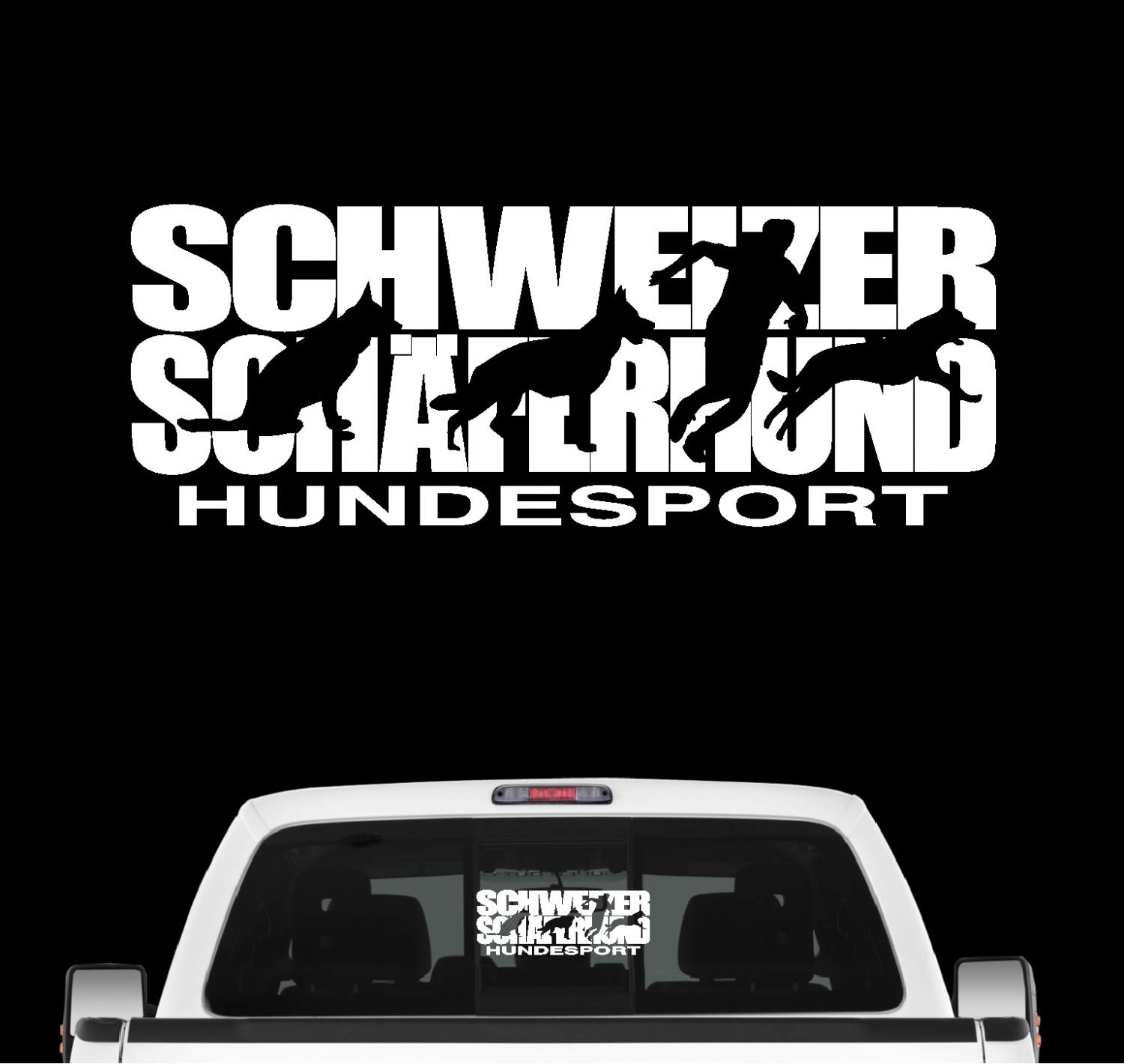 siviwonder Schweizer Schäferhund Hundesport Auto Aufkleber Hund Folie Berger Blanc Suisse Farbe Weiß, Größe 80cm siviwonder Schweizer Schäferhund Hundesport Auto Aufkleber Hund Folie Berger Blanc Suisse Farbe Weiß, Größe 80cm von siviwonder