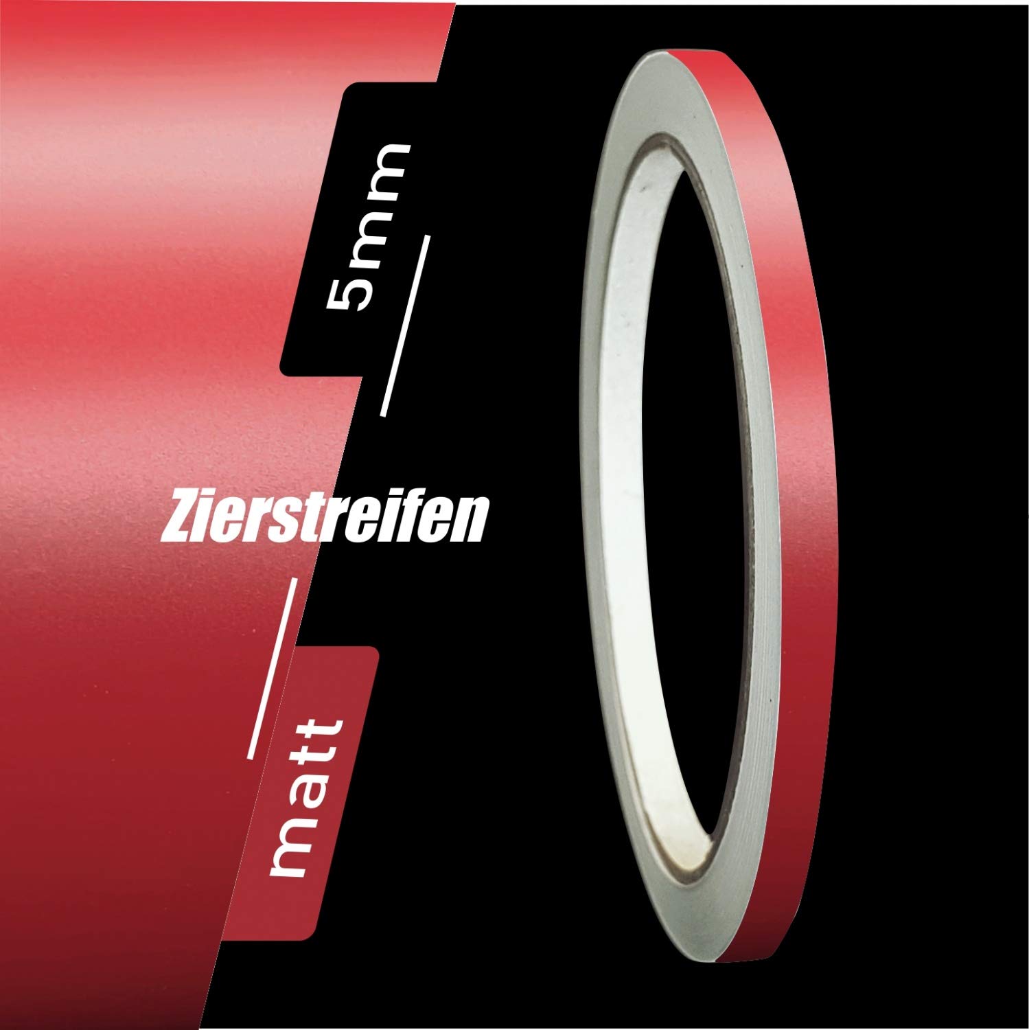 siviwonder Zierstreifen Matt dunkelrot rot 5mm Aufkleber Länge 10m Auto Boot Klebeband Sticker siviwonder Zierstreifen Matt dunkelrot rot 5mm Aufkleber Länge 10m Auto Boot Klebeband Sticker von siviwonder