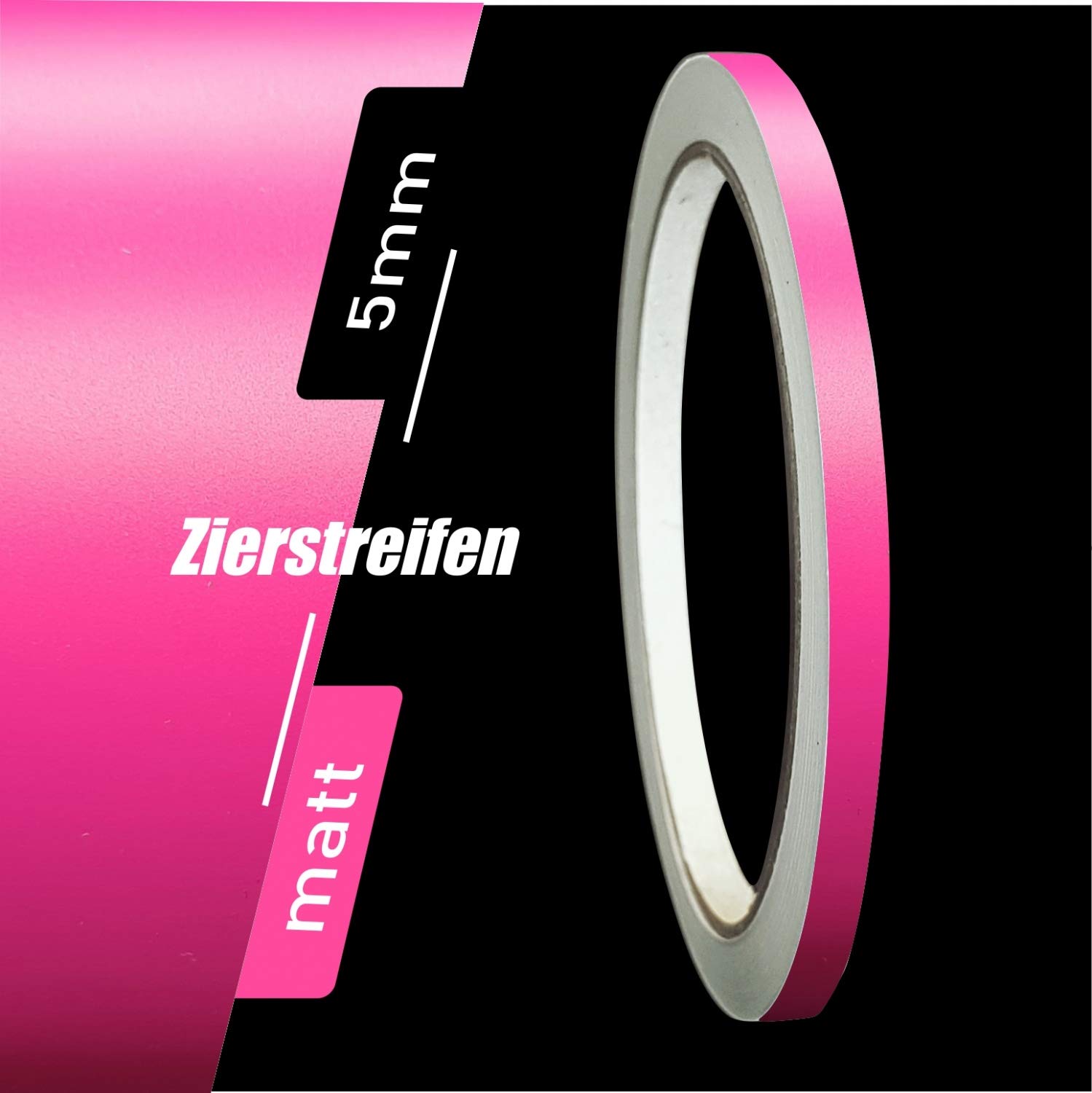 siviwonder Zierstreifen Matt pink 5mm Aufkleber Länge 10m Auto Boot Klebeband Sticker siviwonder Zierstreifen Matt pink 5mm Aufkleber Länge 10m Auto Boot Klebeband Sticker von siviwonder