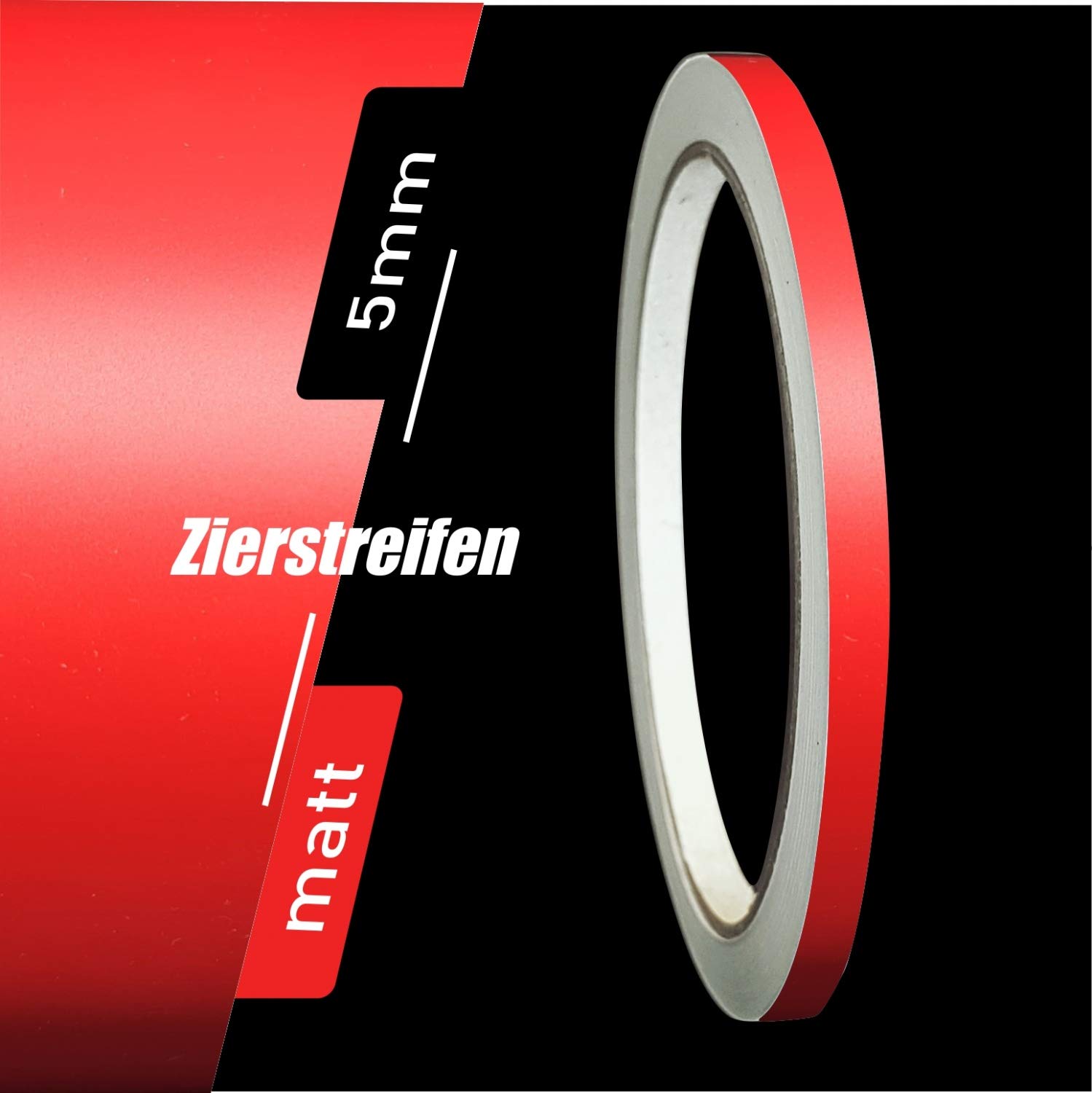 siviwonder Zierstreifen Matt rot 5mm Aufkleber Länge 10m Auto Boot Klebeband Sticker siviwonder Zierstreifen Matt rot 5mm Aufkleber Länge 10m Auto Boot Klebeband Sticker von siviwonder