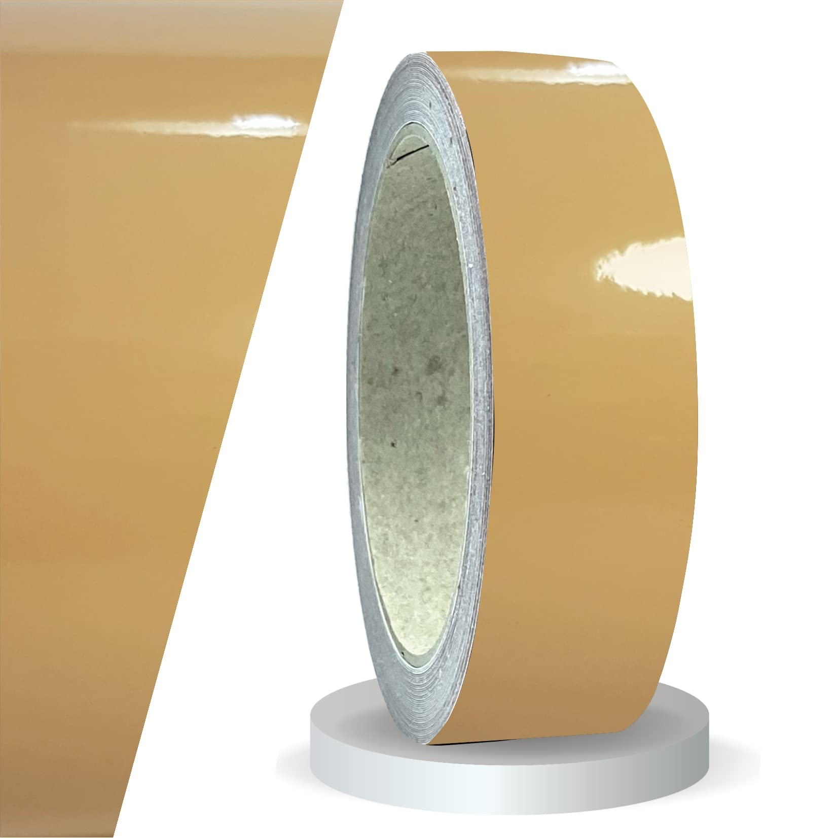 siviwonder Zierstreifen Sand beige 30 mm Breite und 10 m Länge Aufkleber Folie für Auto Boot Jetski Modellbau Klebeband Dekorstreifen - Glanz Hellbraun siviwonder Zierstreifen Sand beige 30 mm Breite und 10 m Länge Aufkleber Folie für Auto Boot Jetski Modellbau Klebeband Dekorstreifen - Glanz Hellbraun von siviwonder