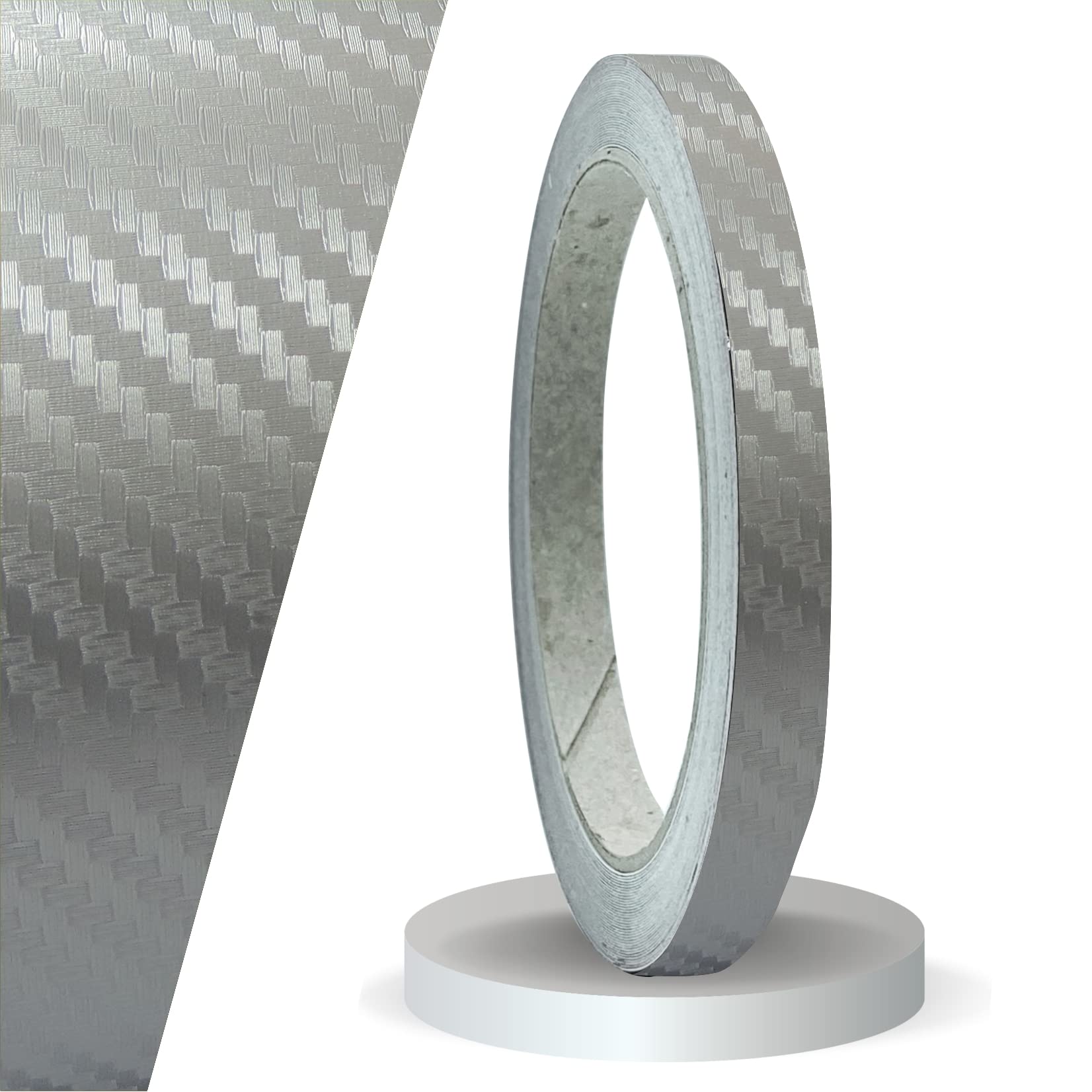 siviwonder Zierstreifen Silber Carbon Glanz in 10mm Breite und 10 m Länge für Auto Boot Jetski Modellbau Klebeband Dekorstreifen Seitenstreifen Klebestreifen DIY Basteln selbstklebend siviwonder Zierstreifen Silber Carbon Glanz in 10mm Breite und 10 m Länge für Auto Boot Jetski Modellbau Klebeband Dekorstreifen Seitenstreifen Klebestreifen DIY Basteln selbstklebend von siviwonder
