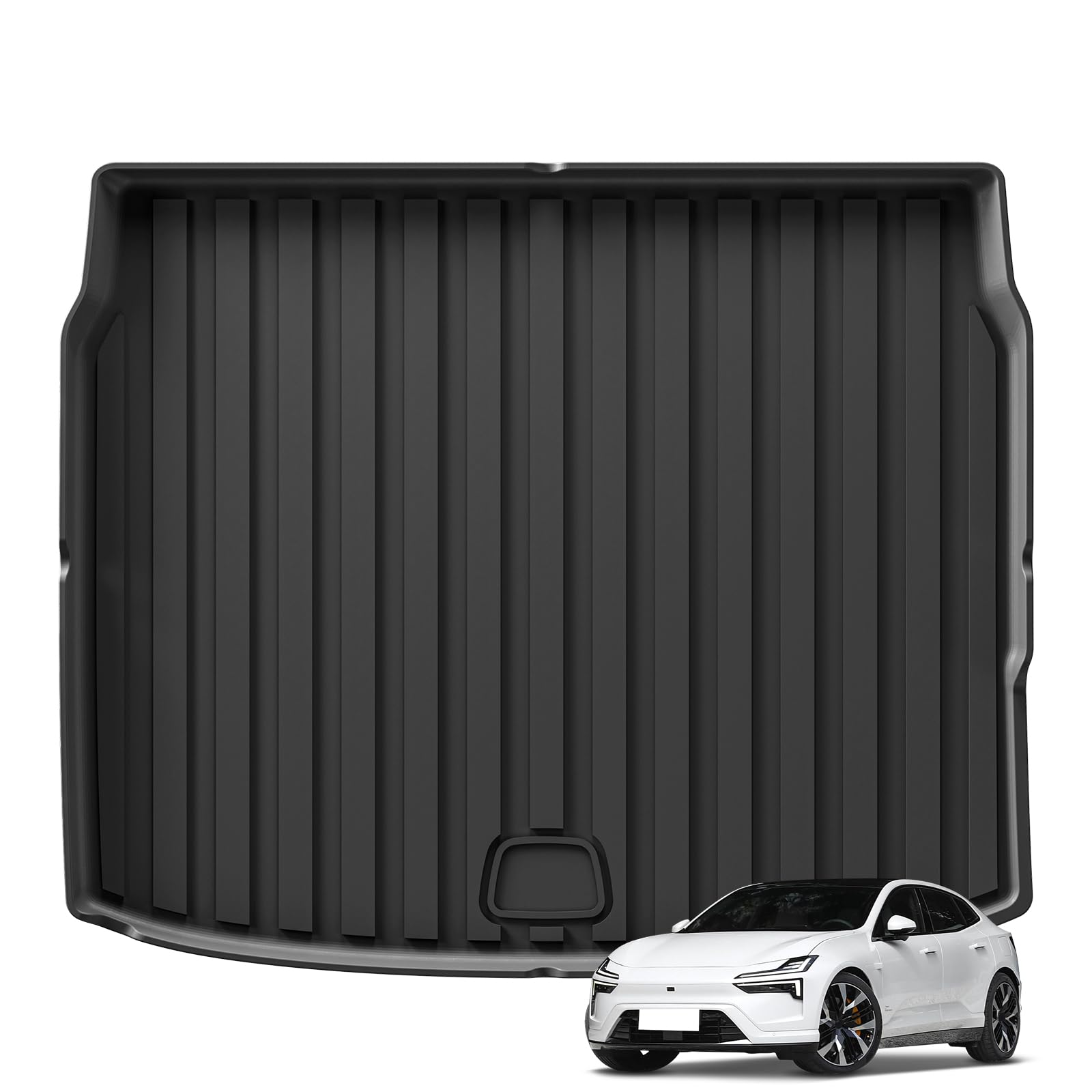 Smabee Kofferraummatte kompatibel mit 2023 2024 Polestar 4 Cargo Rear Trunk Cargo Liner Protector Mat TPE Protector Pad Allwetter Wasserdicht Schwarz Smabee Kofferraummatte kompatibel mit 2023 2024 Polestar 4 Cargo Rear Trunk Cargo Liner Protector Mat TPE Protector Pad Allwetter Wasserdicht Schwarz von smabee