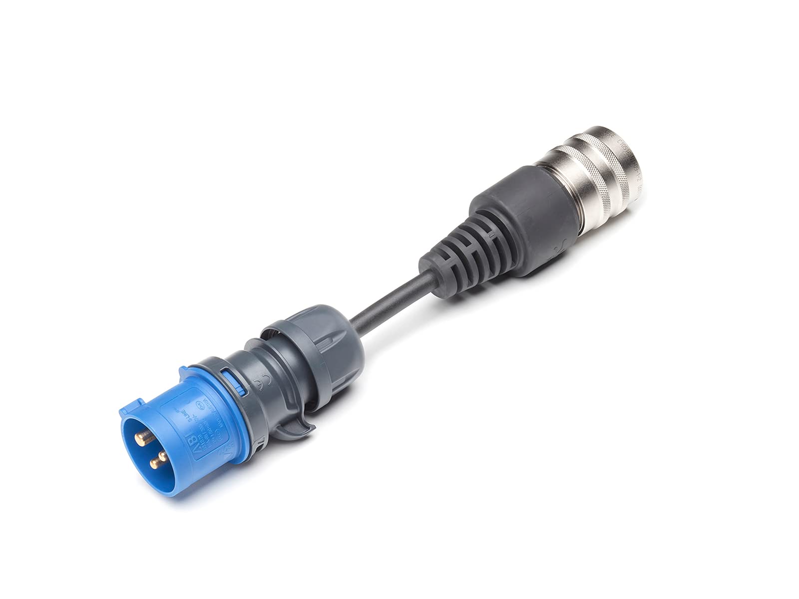 Juice Connector, CEE16 Blau Ladekabel Elektroauto Elektrofahrzeuge Adapter, Adapter Ladelösung mit Automatischer Anpassung, Kompatibel mit der Juice Booster 2 & Juice Booster 3 air Mobile Wallbox von smart Juice