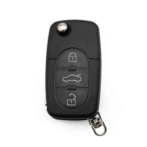 smartdrive Klapp Schlüssel Gehäuse kompatibel mit Audi Autoschlüssel ohne Transponder Batterien Elektronik - schwarz smartdrive Klapp Schlüssel Gehäuse kompatibel mit Audi Autoschlüssel ohne Transponder Batterien Elektronik - schwarz von smartdrive