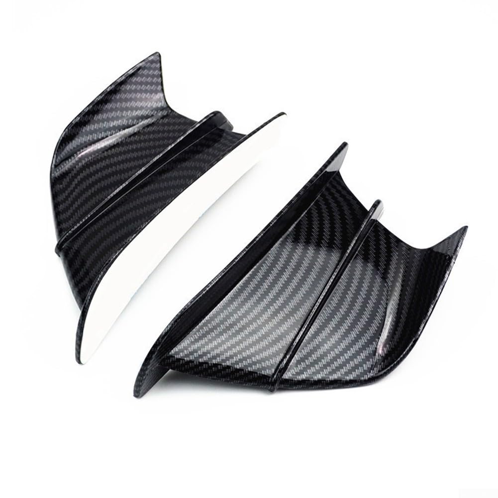 snowchecking Aerodynamische Seitenflügel, Motorrad Winglet Spoiler Heckflügel aus ABS-Kunststoff in Carbon Schwarz für Ducati Panigale V2 V4 snowchecking Aerodynamische Seitenflügel, Motorrad Winglet Spoiler Heckflügel aus ABS-Kunststoff in Carbon Schwarz für Ducati Panigale V2 V4 von snowchecking