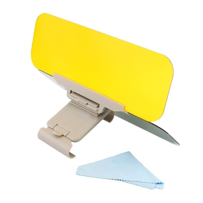 2-in-1 Auto Blendschutz Sonnenblende Tag und Nacht Blendschutz, Anti-Blenden und Anti-UV Auto Windschutzscheibe Visier von sococo