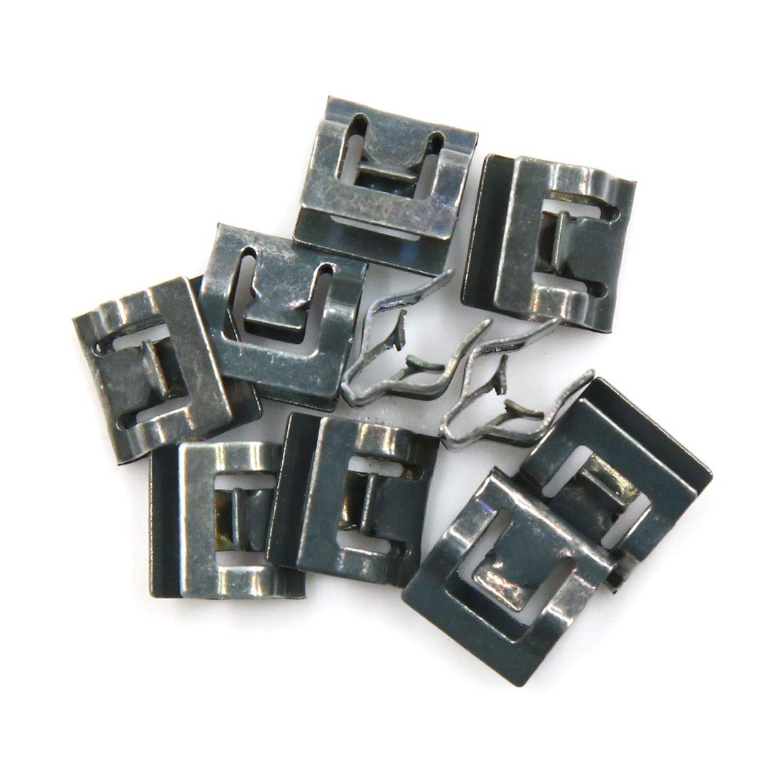 sourcing map 10 STK. Auto Innenkonsole Armaturenbrett Verkleidung Halteklammer Metall Schwarz sourcing map 10 STK. Auto Innenkonsole Armaturenbrett Verkleidung Halteklammer Metall Schwarz von sourcing map
