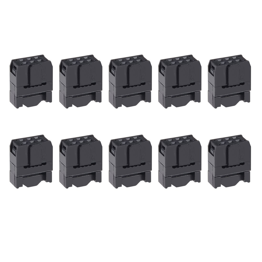 sourcing map 10 Stück 2x3Pin 2,54mm Pitch Double Reihen Gerade IDC FC Buchse Anschluss DE de sourcing map 10 Stück 2x3Pin 2,54mm Pitch Double Reihen Gerade IDC FC Buchse Anschluss DE de von sourcing map