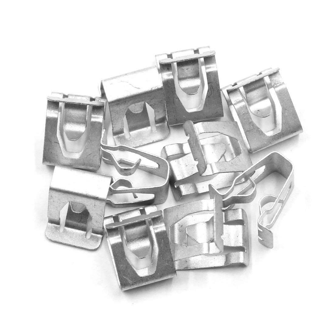 sourcing map 10 Stück Metallhalter Halteklammern für Armaturenbrett Clip 13mm x 19mm sourcing map 10 Stück Metallhalter Halteklammern für Armaturenbrett Clip 13mm x 19mm von X AUTOHAUX