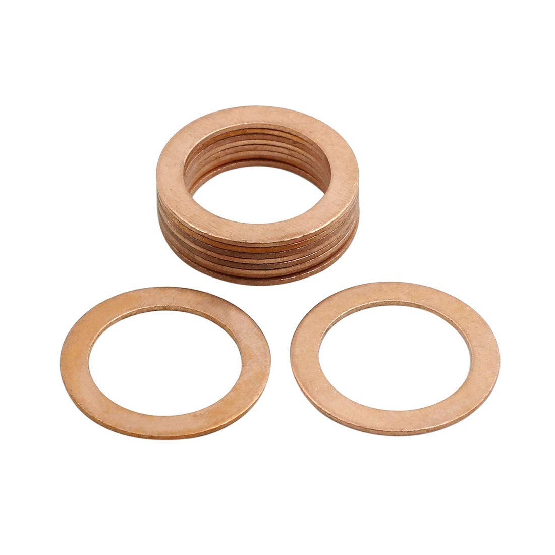sourcing map 10 STK. 20mm Flach Unterlegscheiben Dichtung Kupferringe Dichtringe Dichtplatte sourcing map 10 STK. 20mm Flach Unterlegscheiben Dichtung Kupferringe Dichtringe Dichtplatte von sourcing map