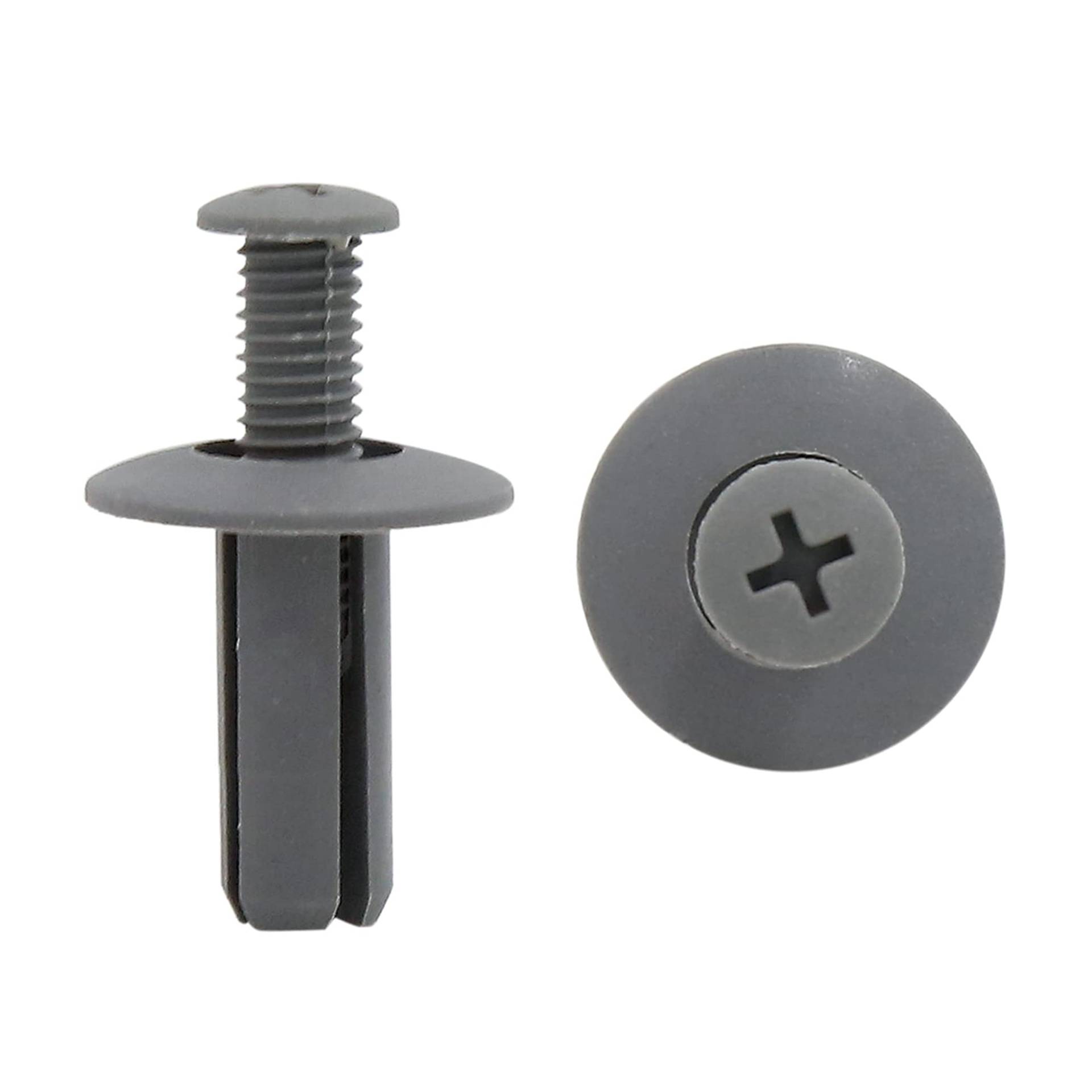 sourcing map 100 STK 8 mm Loch grau Plastik Niete Drucken Clips für Car Auto de sourcing map 100 STK 8 mm Loch grau Plastik Niete Drucken Clips für Car Auto de von uxcell