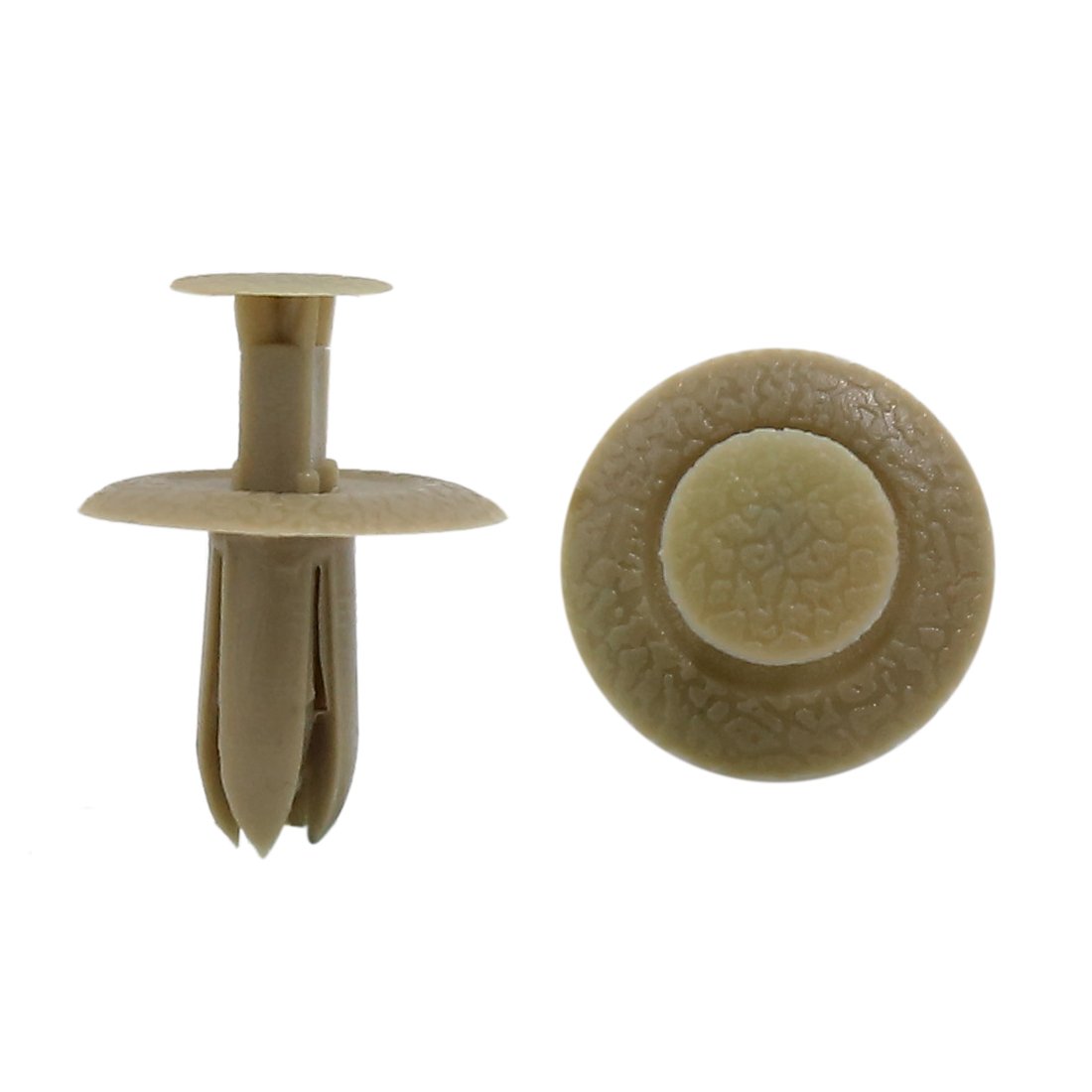 sourcing map 100 STK Beige 6 mm Loch Plastik Niete Tür Klemme Clips für Auto de sourcing map 100 STK Beige 6 mm Loch Plastik Niete Tür Klemme Clips für Auto de von uxcell