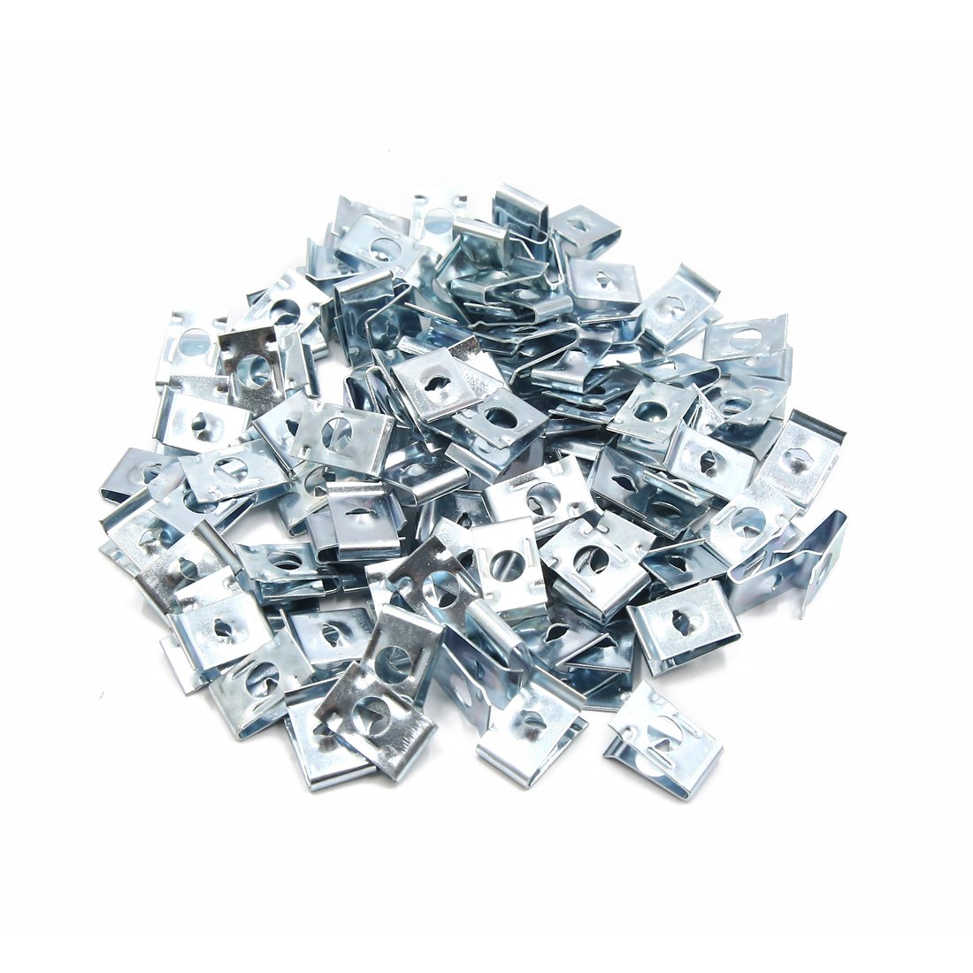 sourcing map 100x Blechschrauben Befestigung Blechmutter Clip Klammer Metall 6mm Silber sourcing map 100x Blechschrauben Befestigung Blechmutter Clip Klammer Metall 6mm Silber von sourcing map